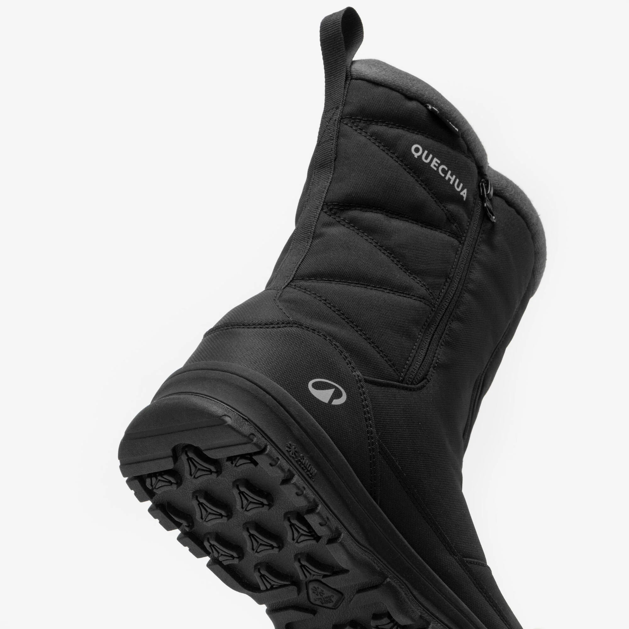 Quechua Men’s NH100 Warm Waterproof Easy-On Snow Hiking Boots - Image 7