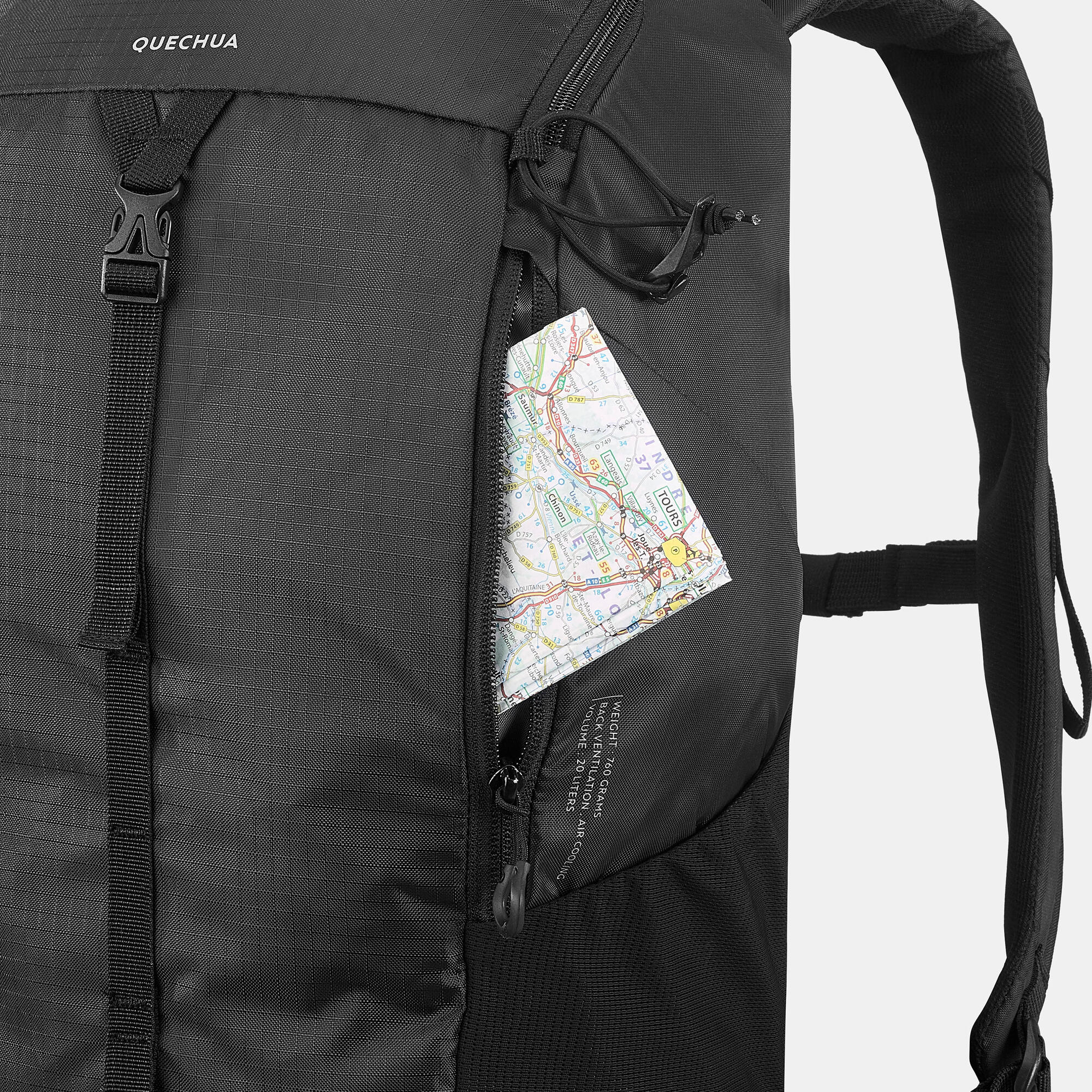 Quechua MH100 20L Hiking Backpack - Image 9