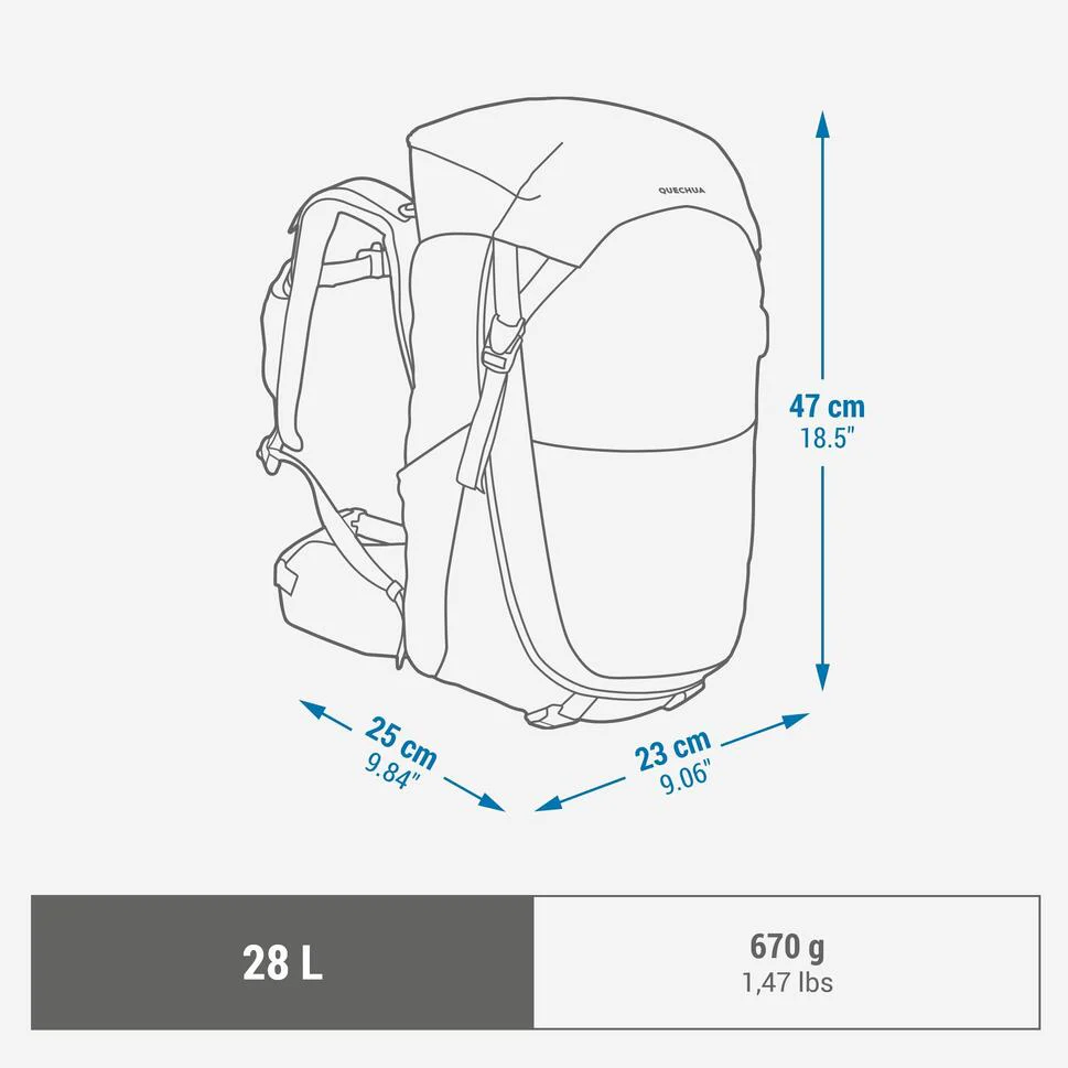 Quechua Children's Hiking 28 L Backpack MH500 - Image 27