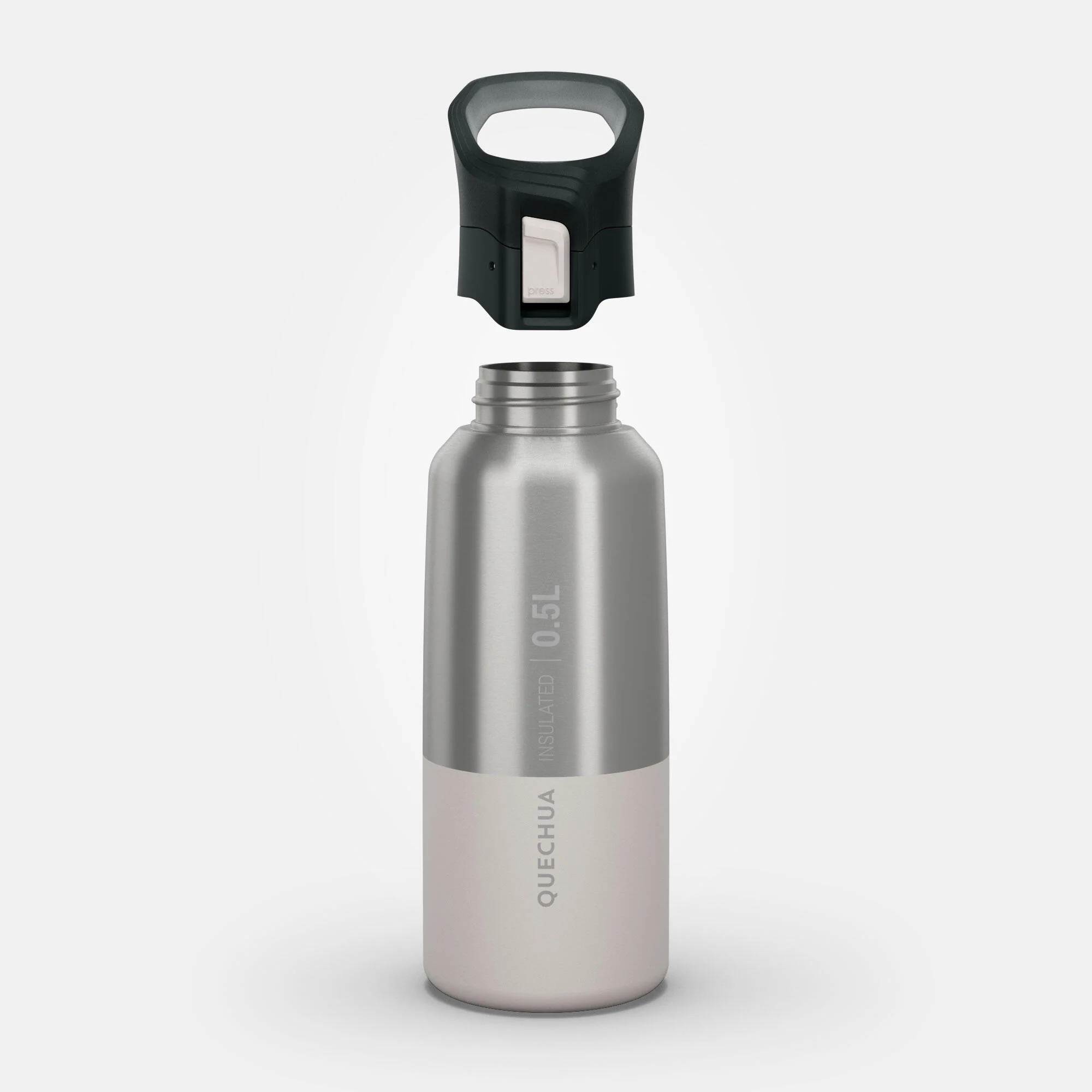 Quechua MH900 Double-Wall Insulated 500 ml Water Bottle - Image 3