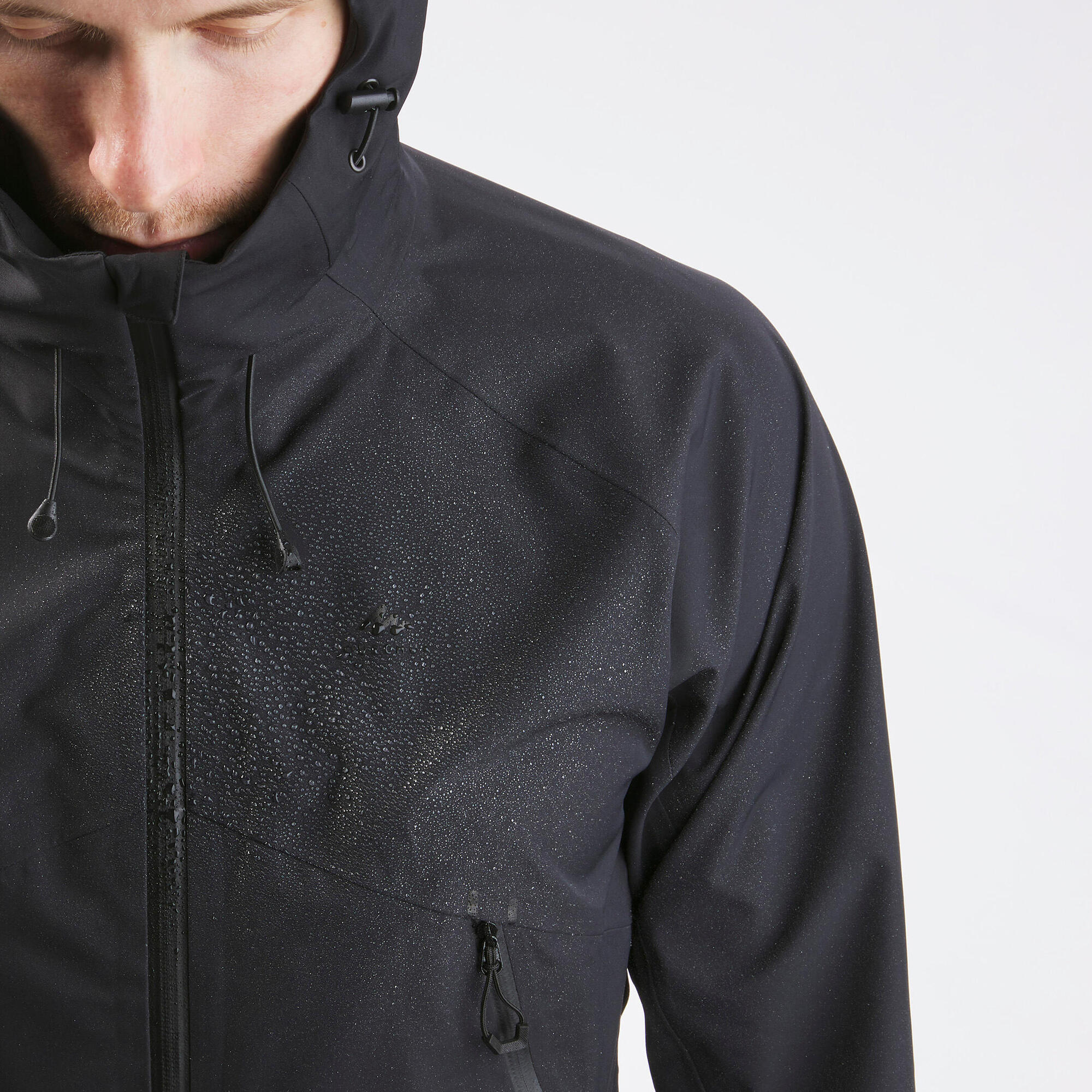 Quechua Men's MH500 Hiking Lightweight Waterproof Jacket - Image 18