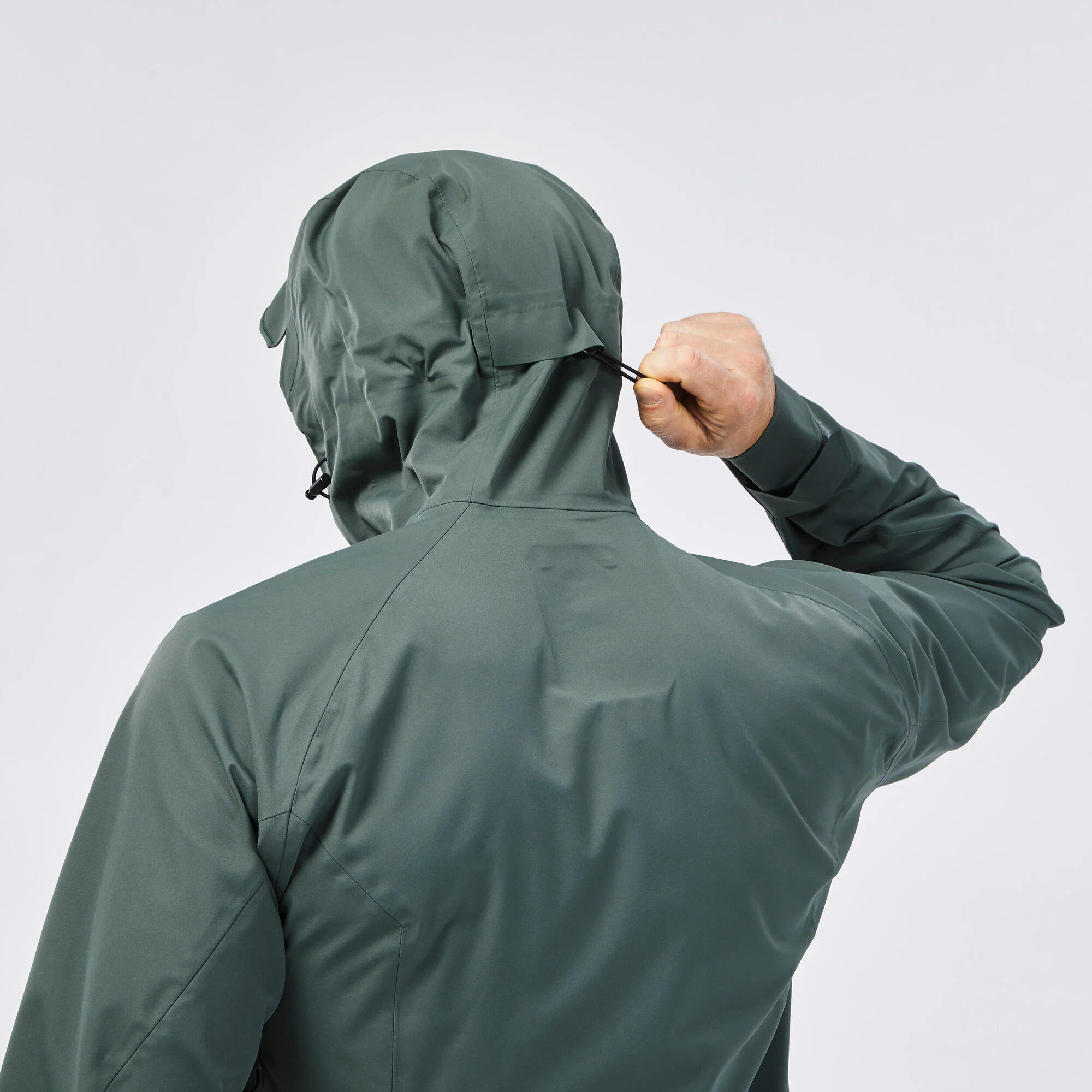 Quechua Men's MH500 Hiking Lightweight Waterproof Jacket - Image 5