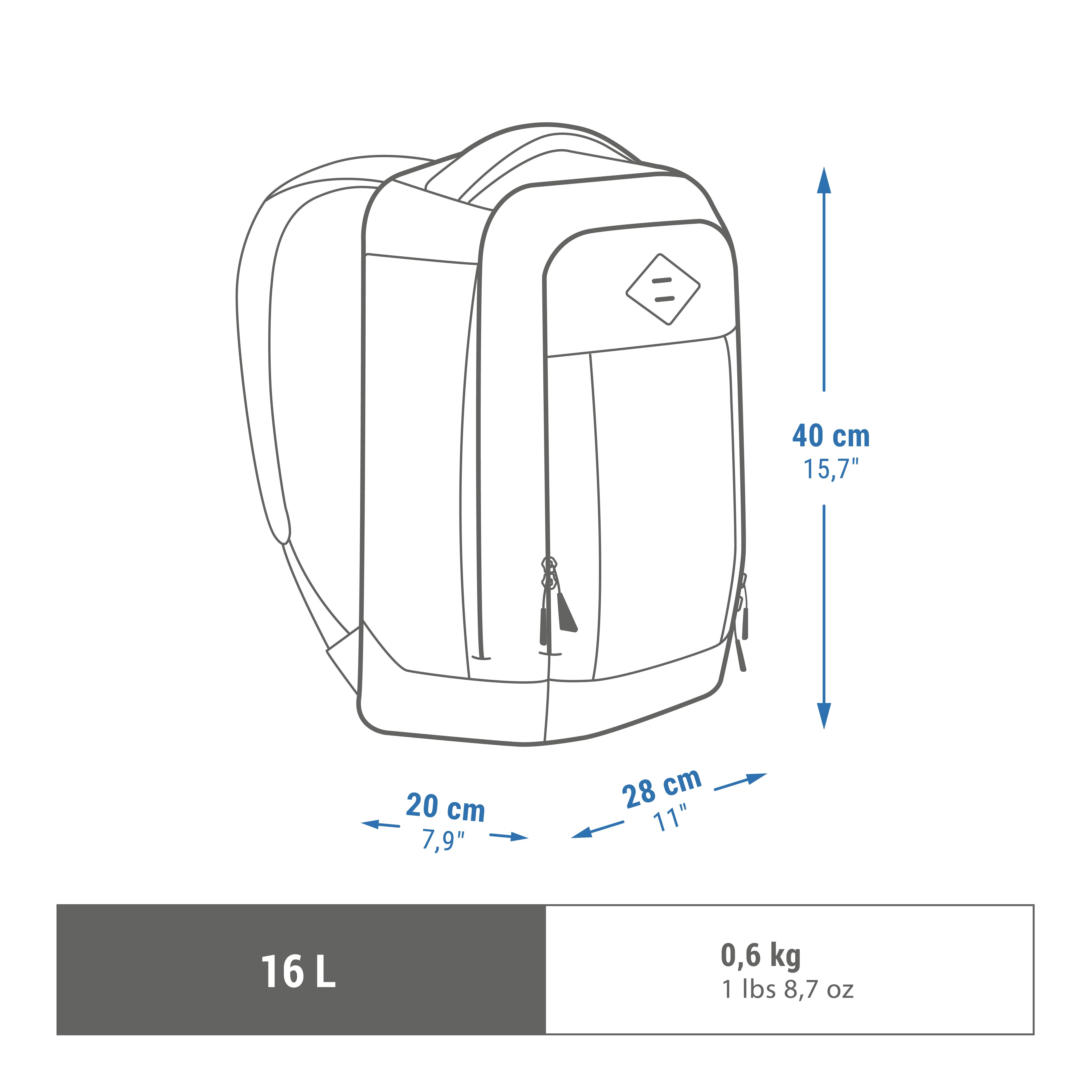 Quechua NH500 Escape 16 L Hiking Backpack - Image 35