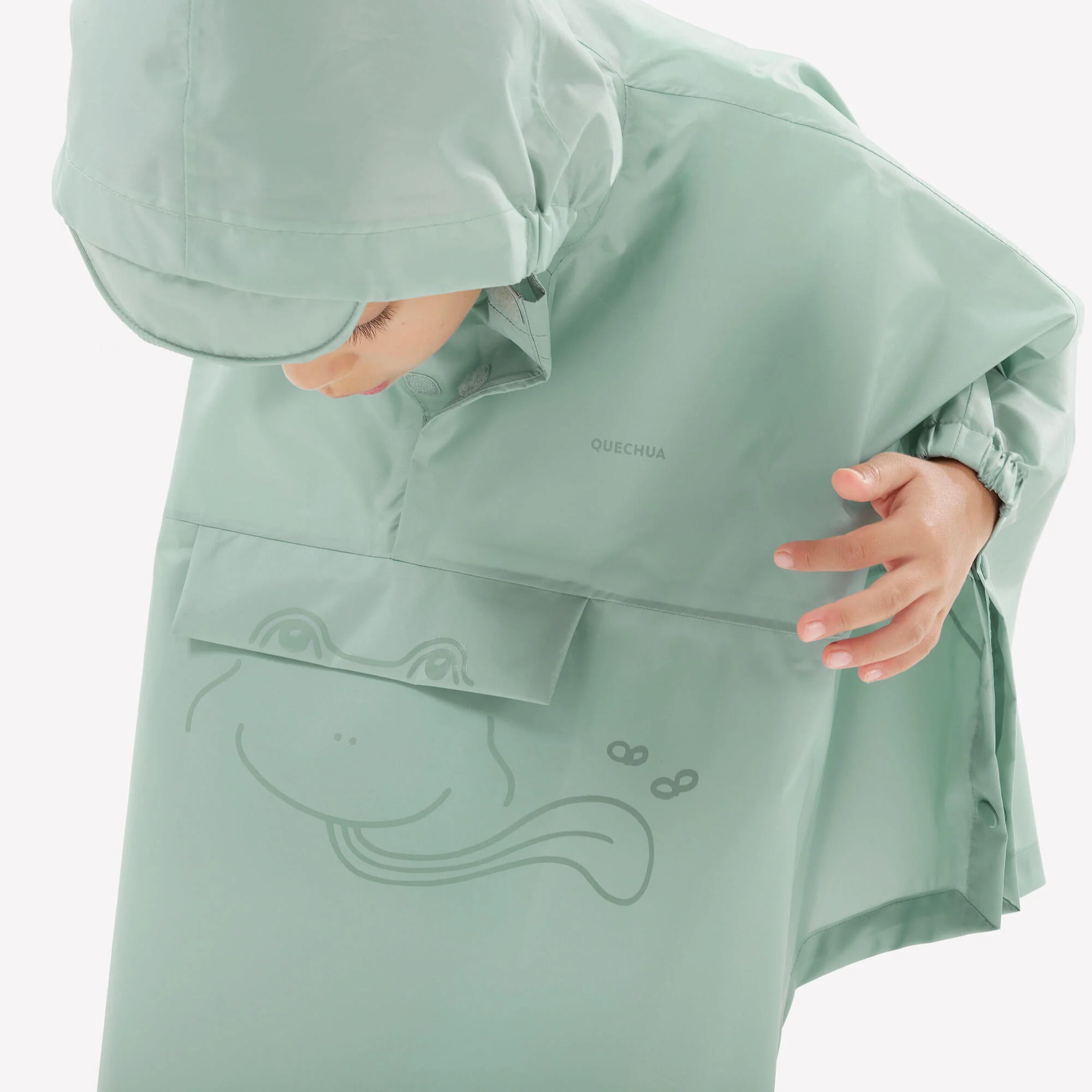 Quechua Kids’ MH100 Rain Poncho – Ages 2–6 - Image 4