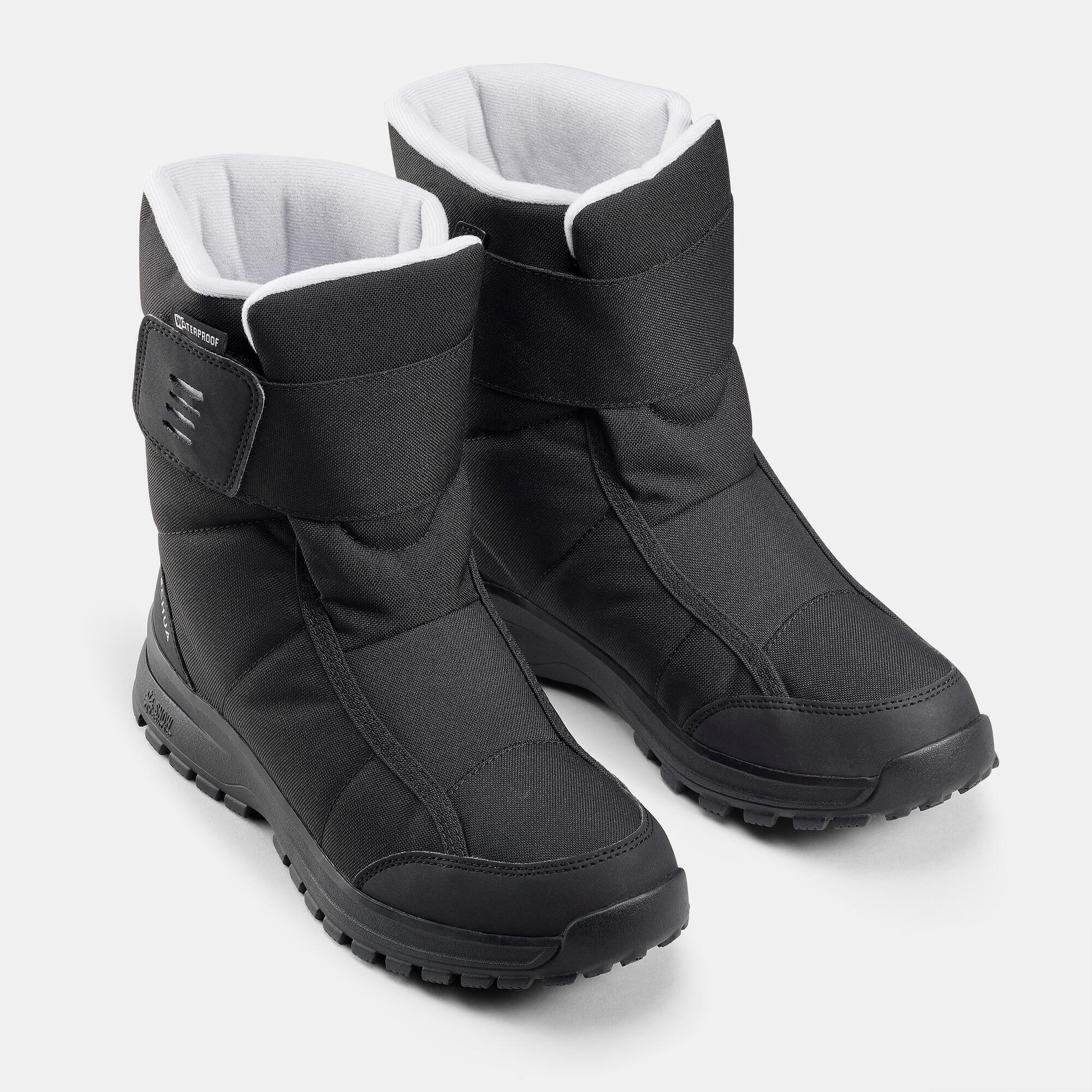 Quechua Women's SH100 X-Warm Waterproof Mid Snow Boots - Image 2