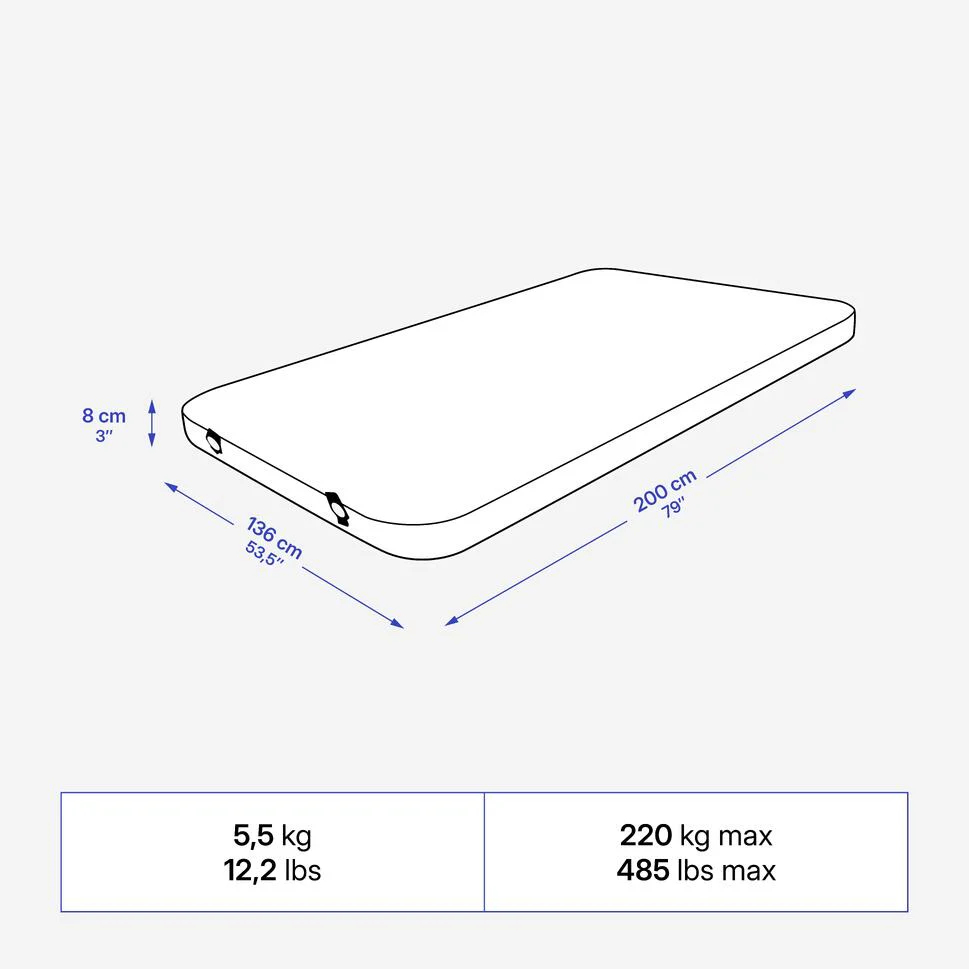 Quechua Ultimate Comfort Self-Inflating Camping Mattress - Image 7
