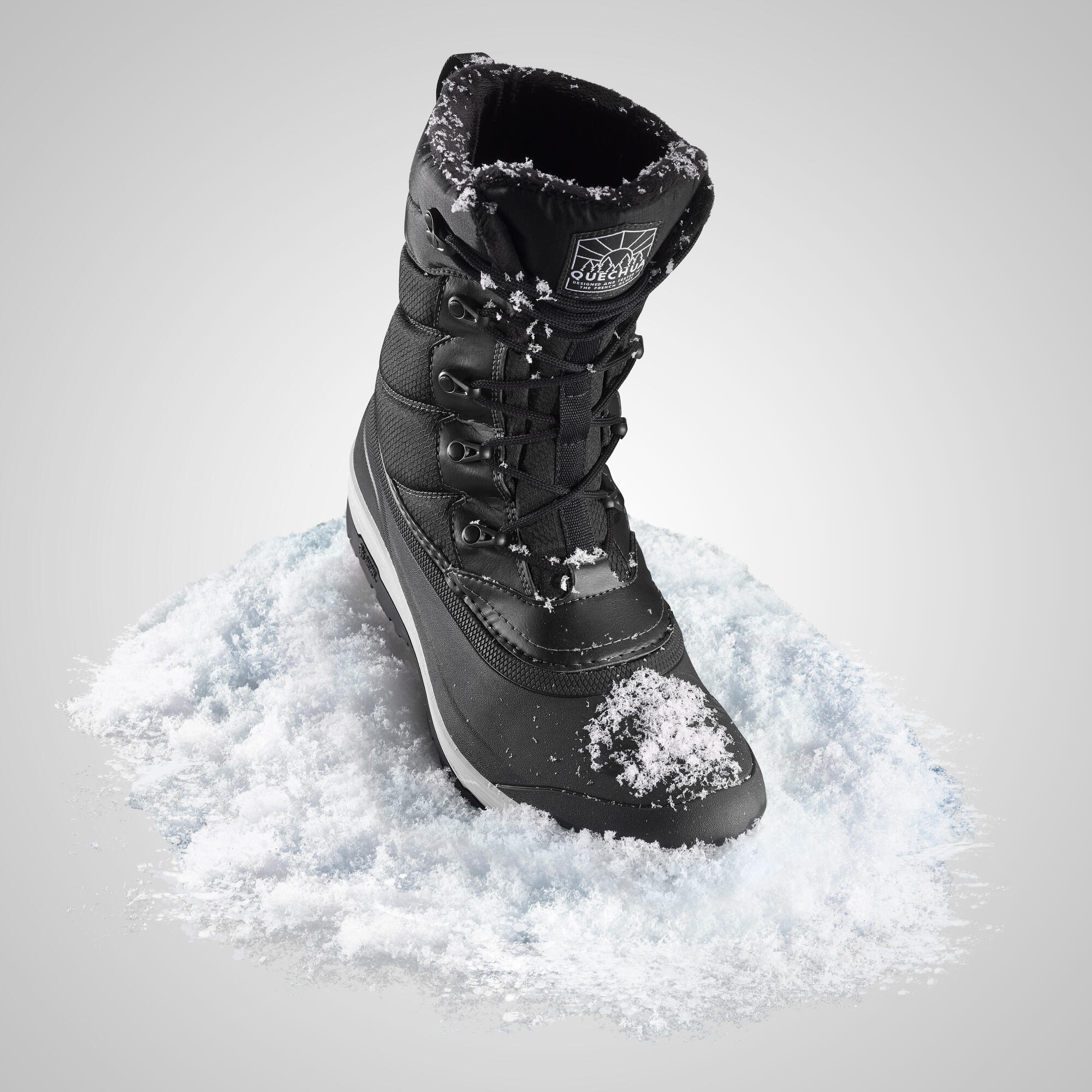 Quechua Men's NH500 Warm Waterproof Snow Boots - Image 6