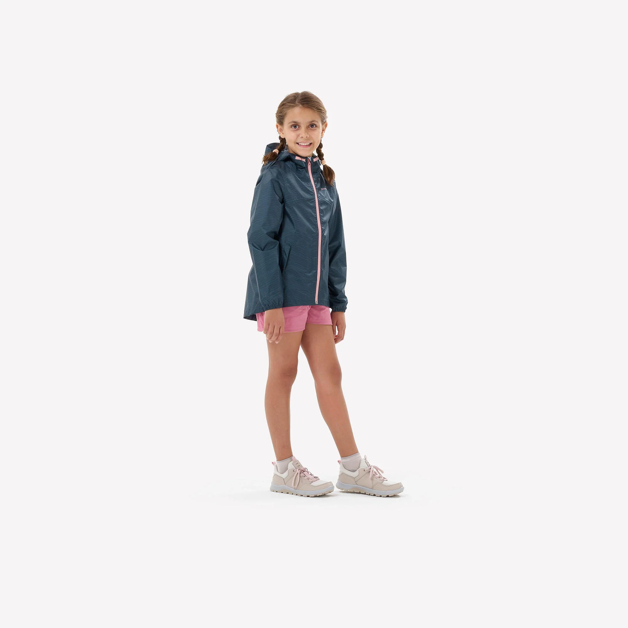 Quechua Kids’ MH150 Waterproof Hiking Jacket – Ages 7–15 - Image 2