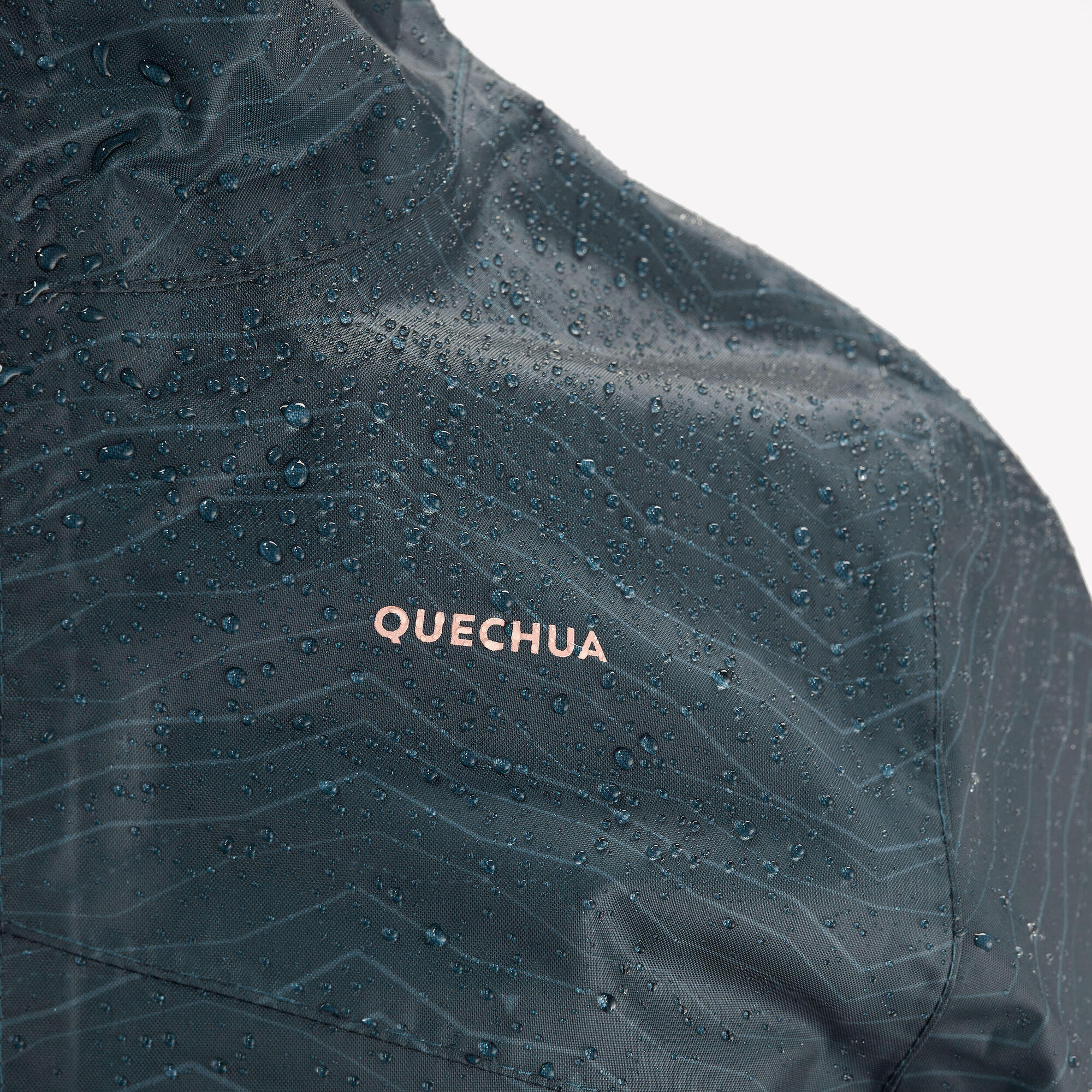 Quechua Kids’ MH150 Waterproof Hiking Jacket – Ages 7–15 - Image 3