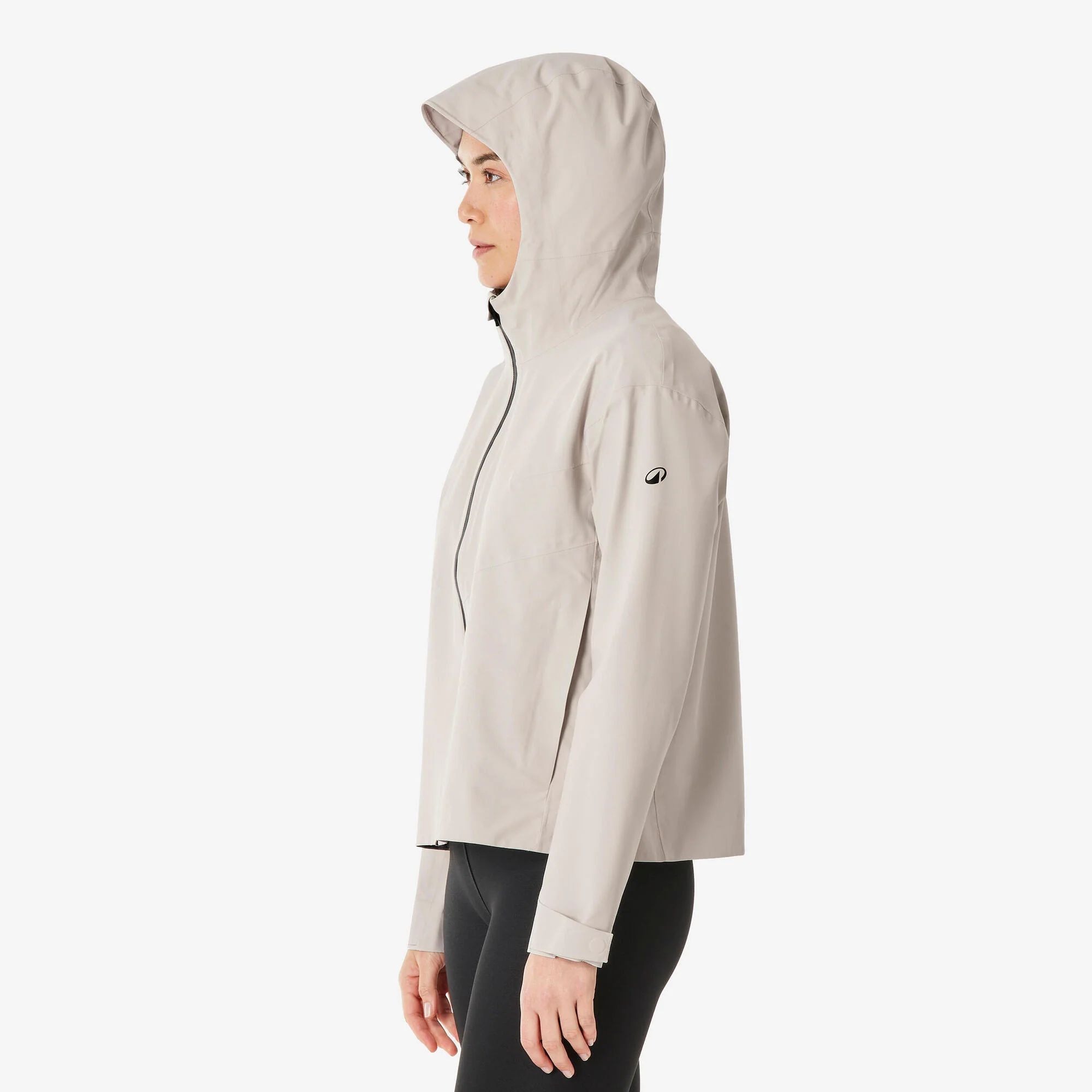 Quechua Women's MH100 Lightweight Waterproof Hiking Jacket - Image 7