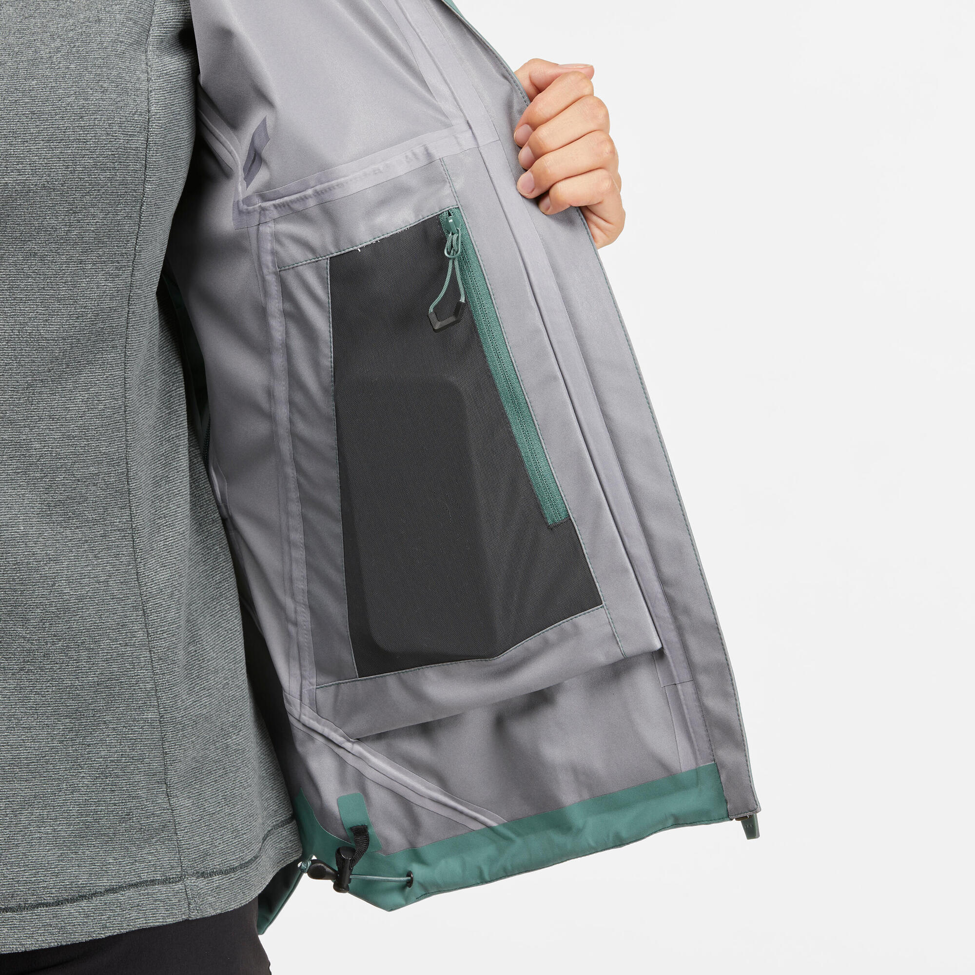 Quechua Women's MH500 Lightweight Waterproof Hiking Jacket - Image 25