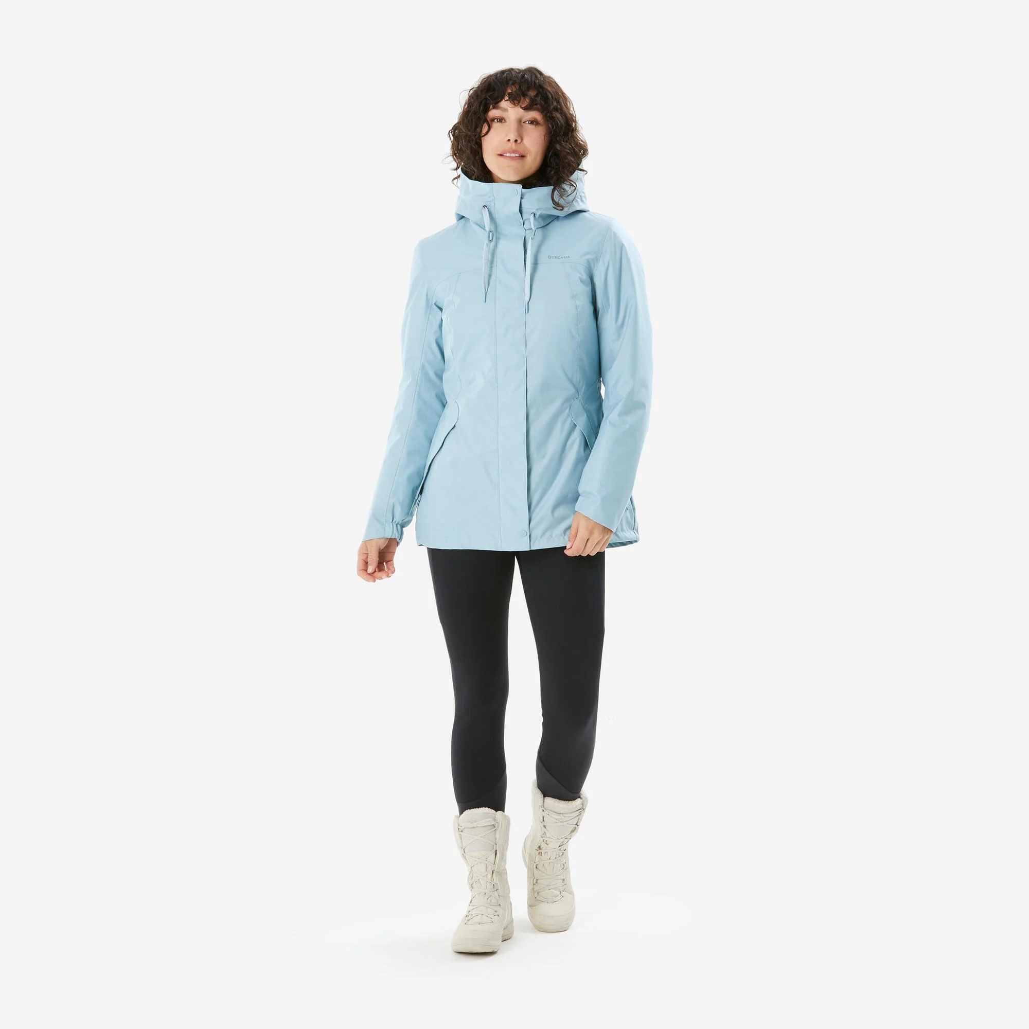 Quechua Women's NH500 Waterproof Winter Hiking Jacket - Image 2