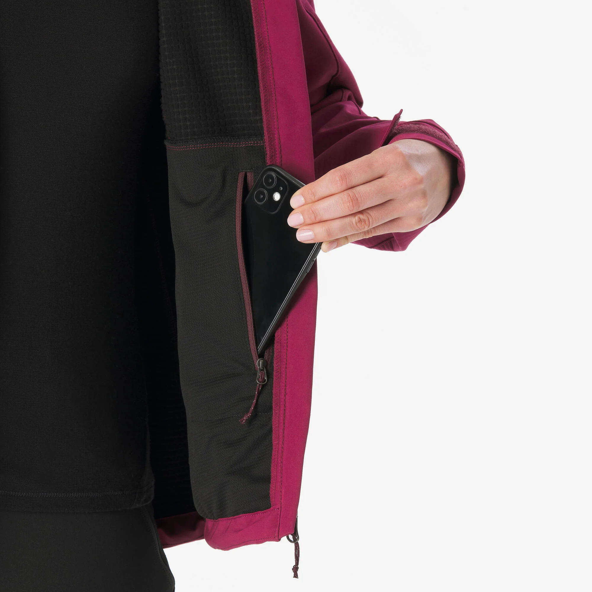 Quechua Women’s MH100 Lightweight Hiking Fleece - Image 4