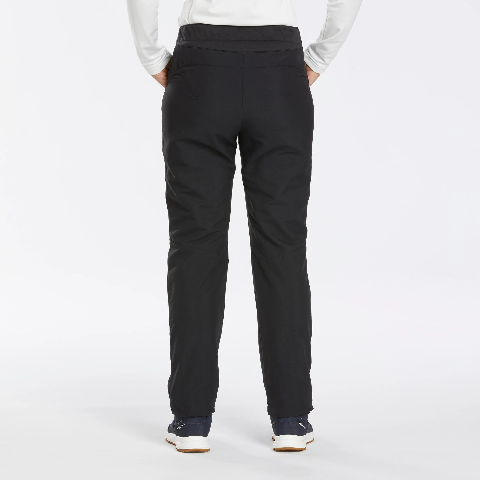 Quechua Women’s NH100 Water-Repellent Fleece-Lined Winter Hiking Pants - Image 3