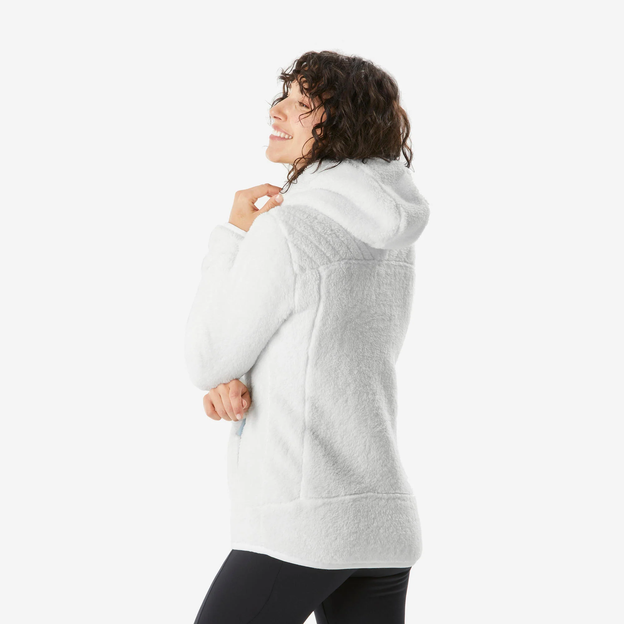 Quechua Women's SH500 U-Warm Fleece Jacket - Image 4