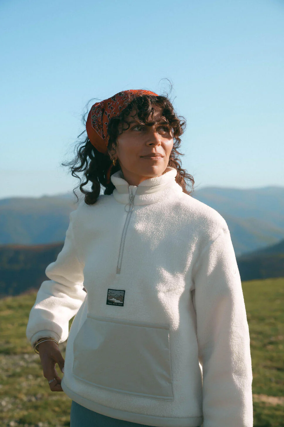 Quechua Women's MH100 Sherpa Fleece Pullover - Image 10