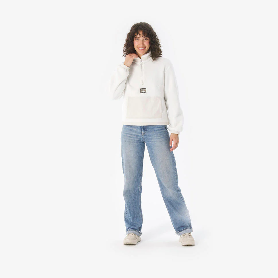 Quechua Women's MH100 Sherpa Fleece Pullover - Image 2