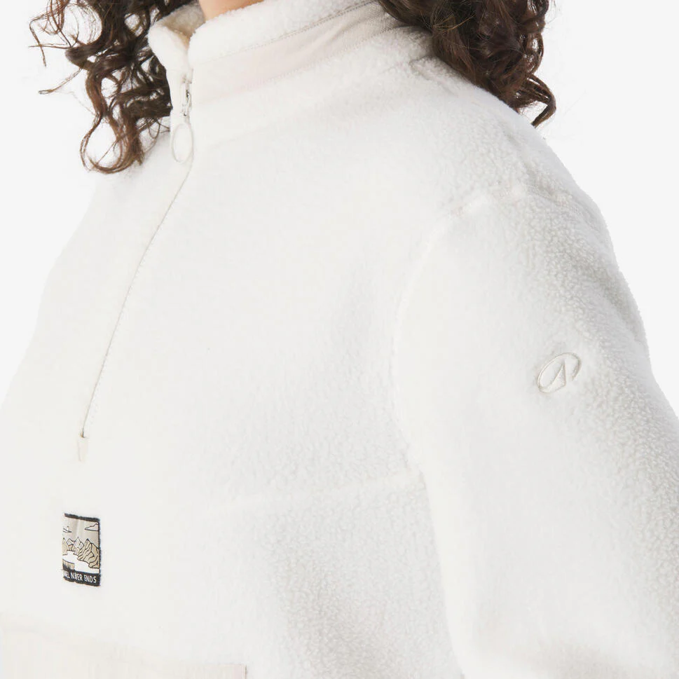 Quechua Women's MH100 Sherpa Fleece Pullover - Image 8