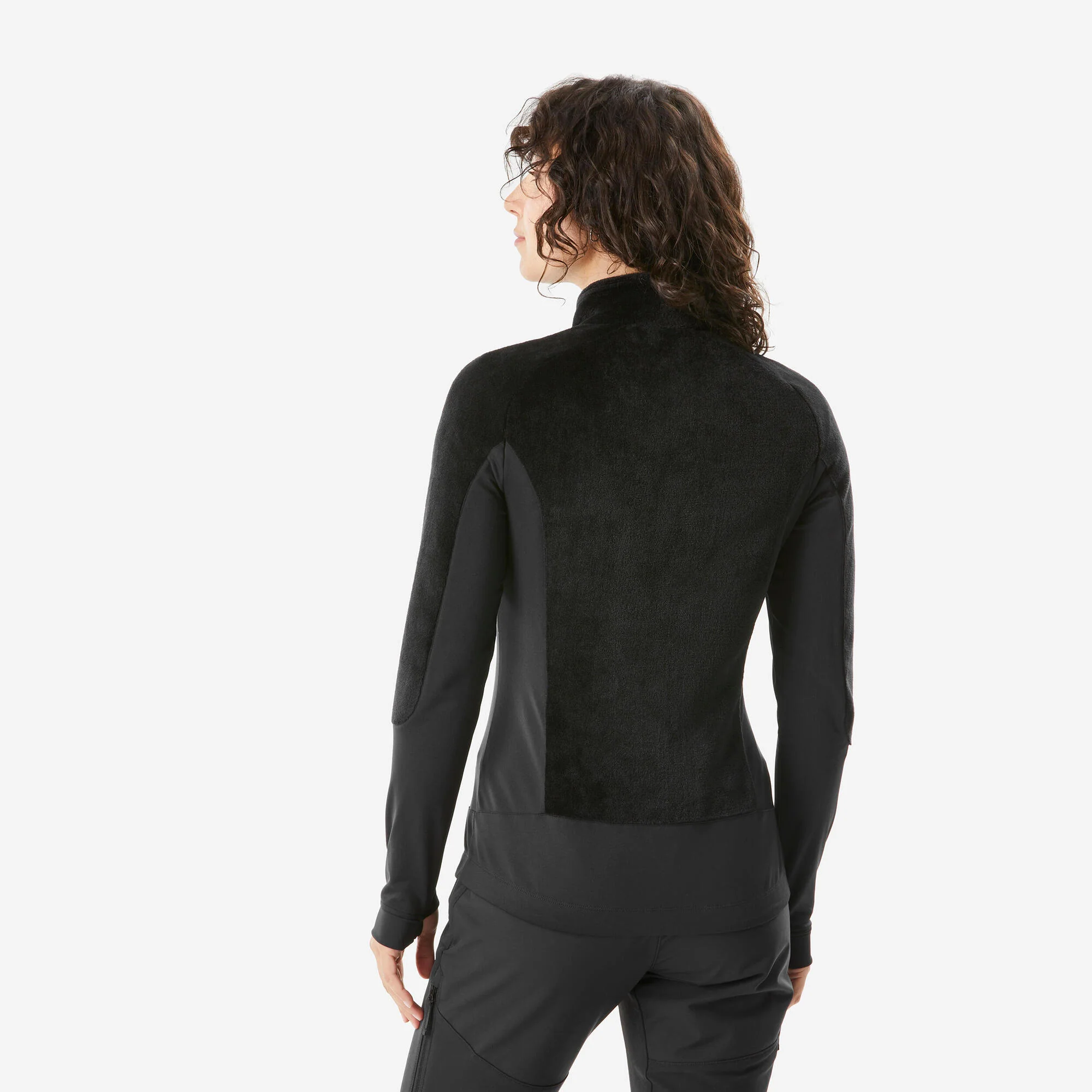 Quechua Women's Warm Hybrid Fleece Hiking Jacket - Image 3