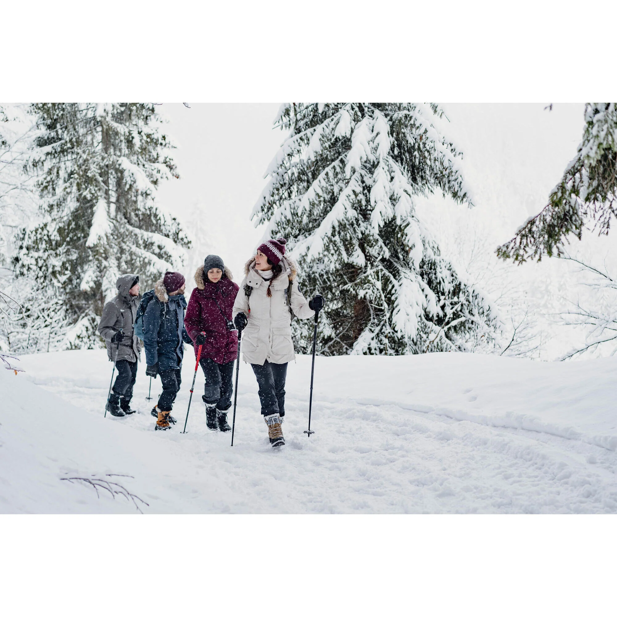 Quechua Women's NH500 Water-Repellent Snow Hiking Pants - Image 17