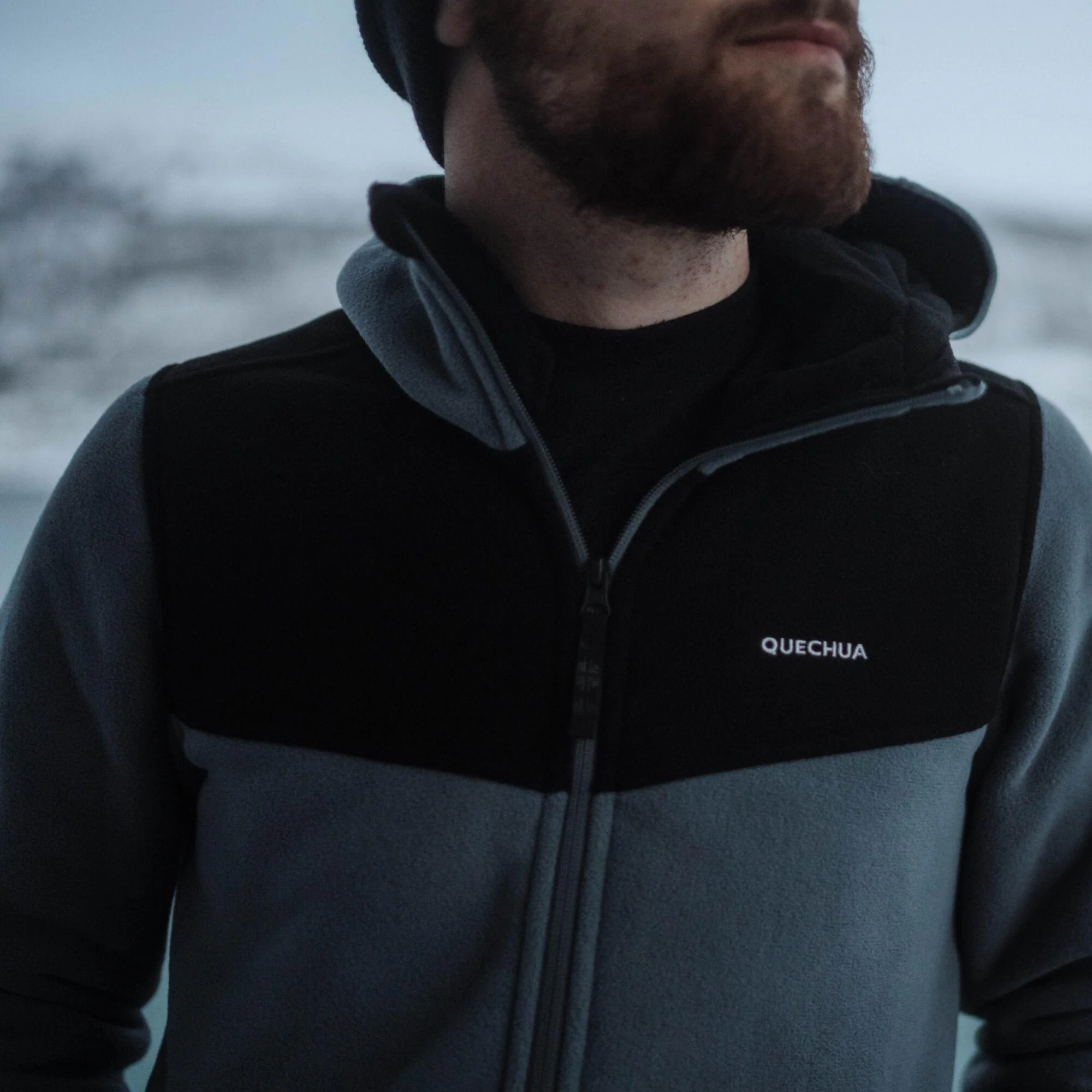 Quechua Men's NH500 Warm Hiking Fleece Jacket - Image 18