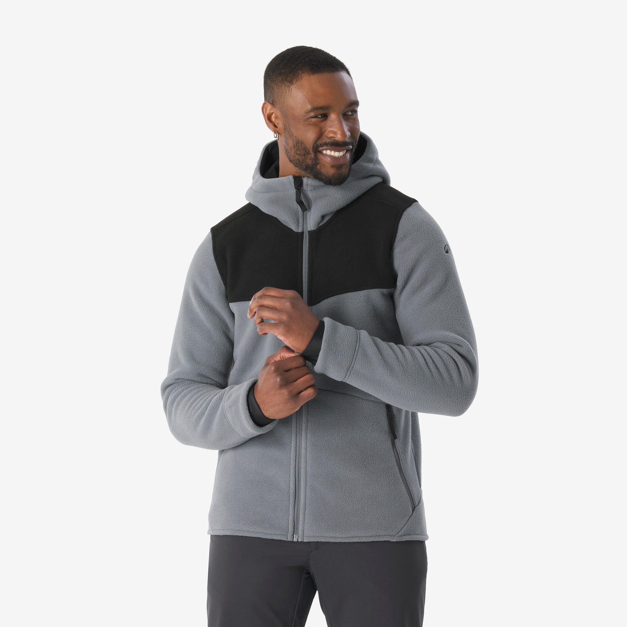 Quechua Men's NH500 Warm Hiking Fleece Jacket - Image 7
