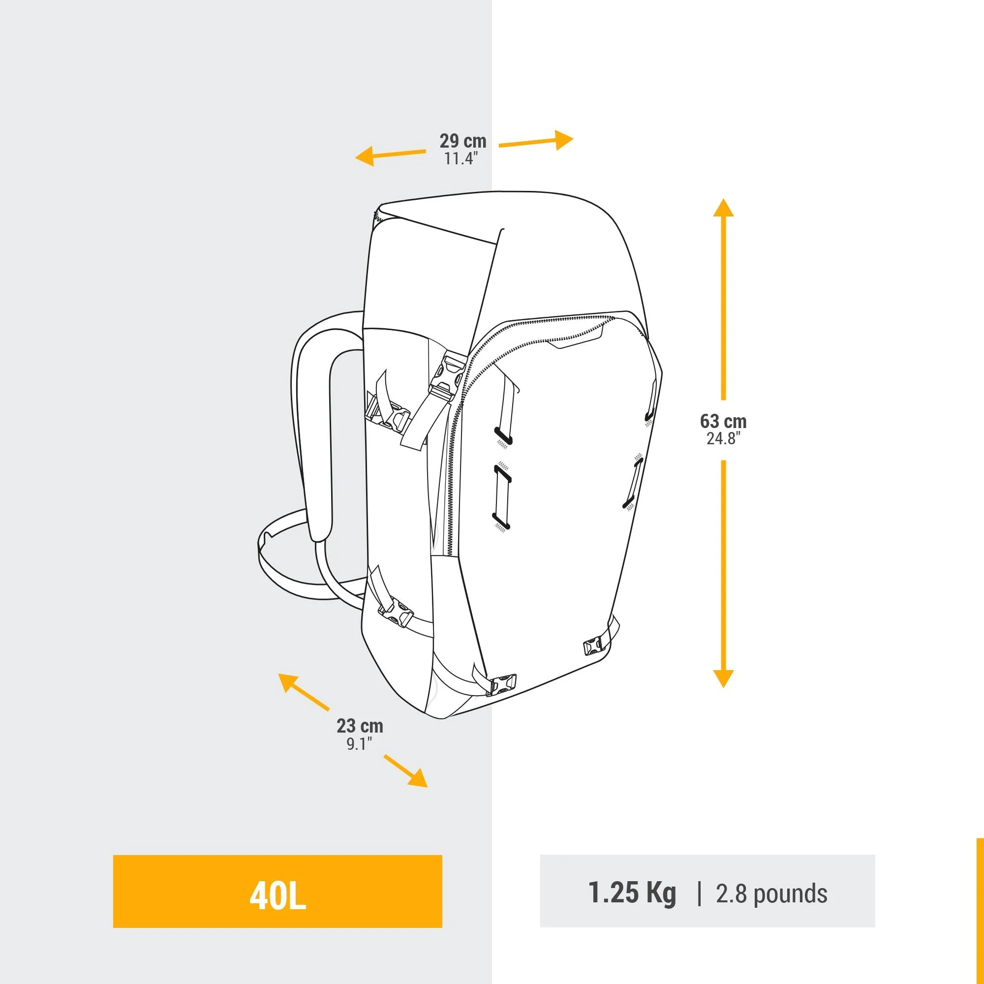 Simond Alpinism Evo 40L Mountaineering Backpack - Image 2