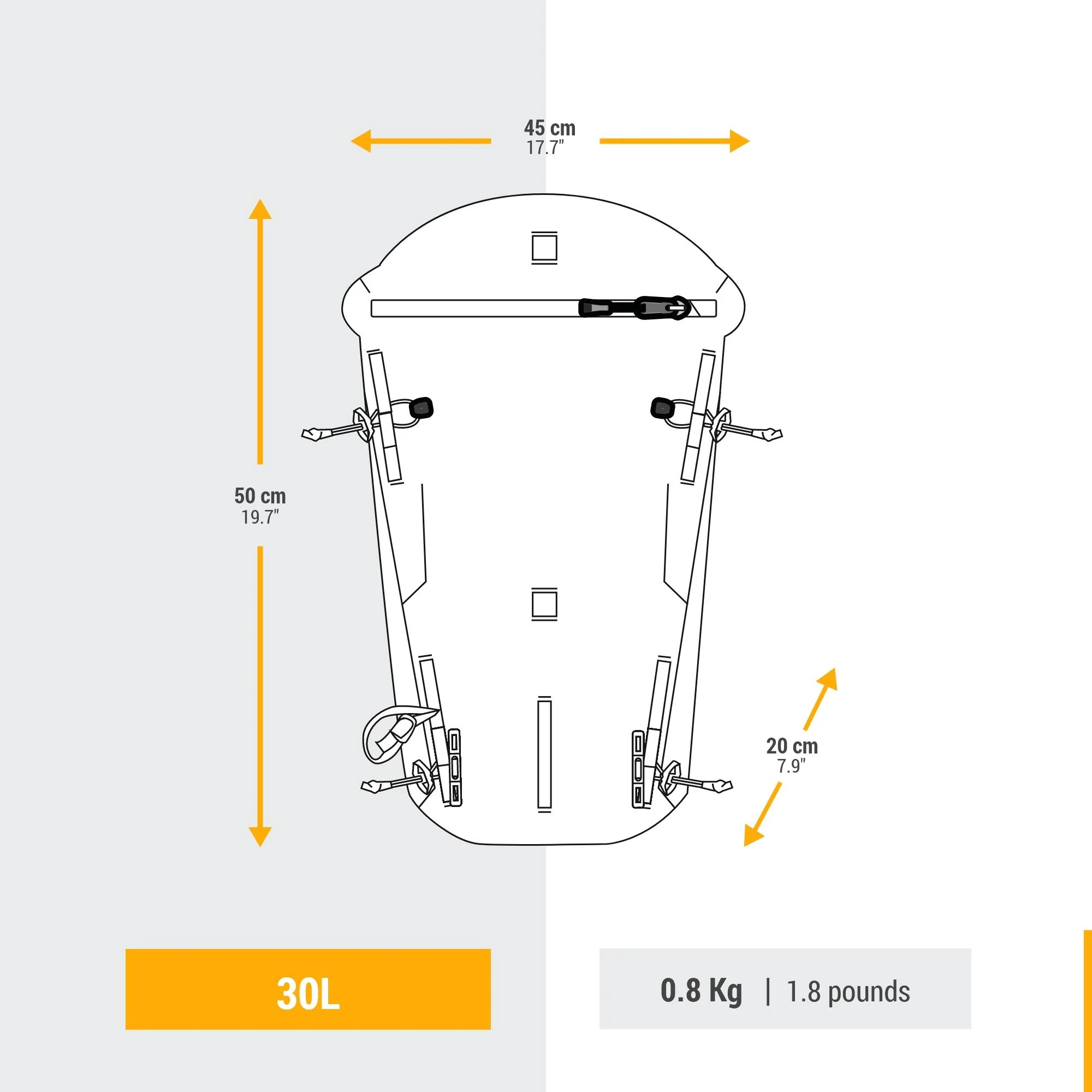 Simond Ice 30L Waterproof Mountaineering Backpack - Image 5