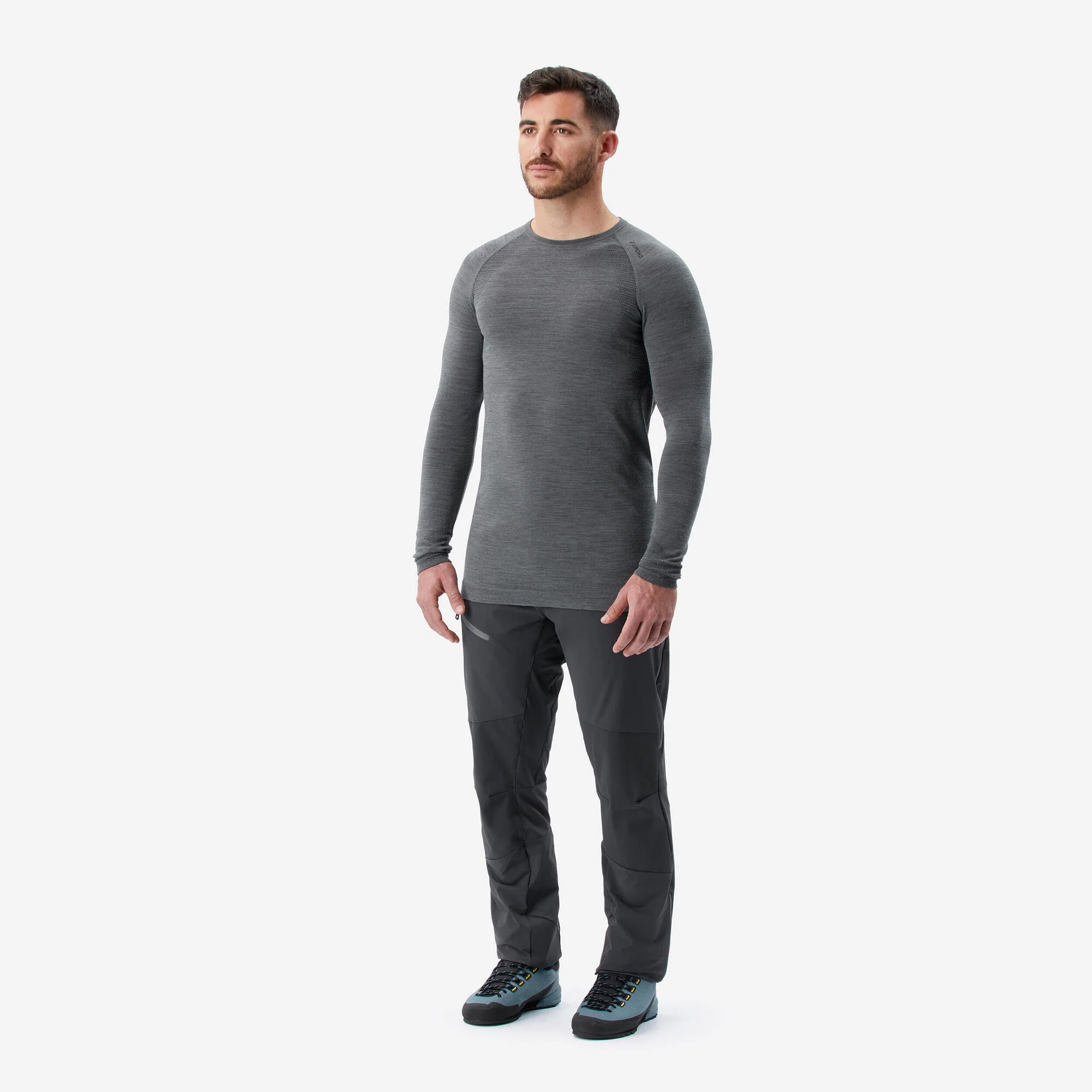 Simond Men's Alpinism Seamless Wool Long-Sleeve Shirt - Image 2