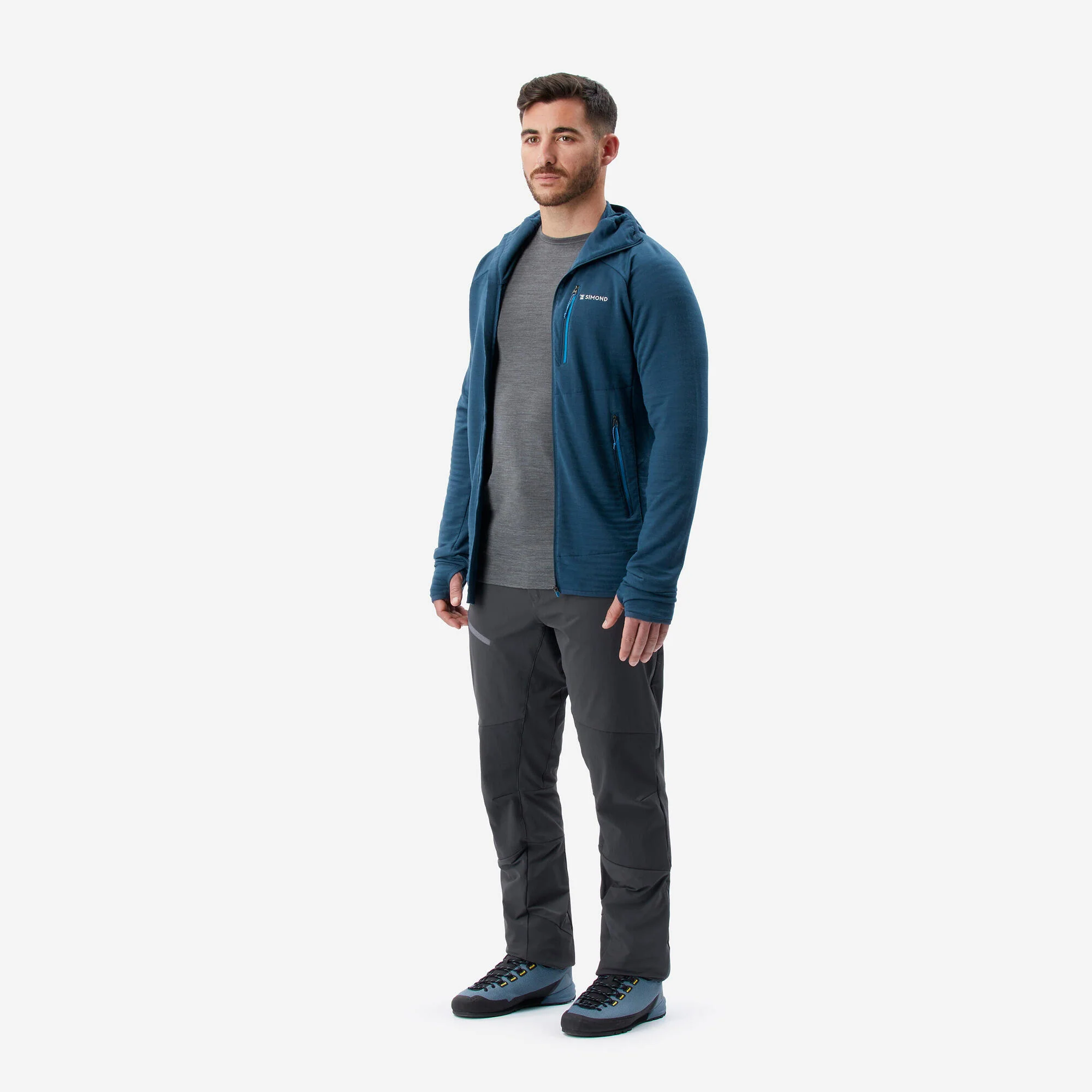 Simond Men's Hooded Merino Wool Pullover - Image 3