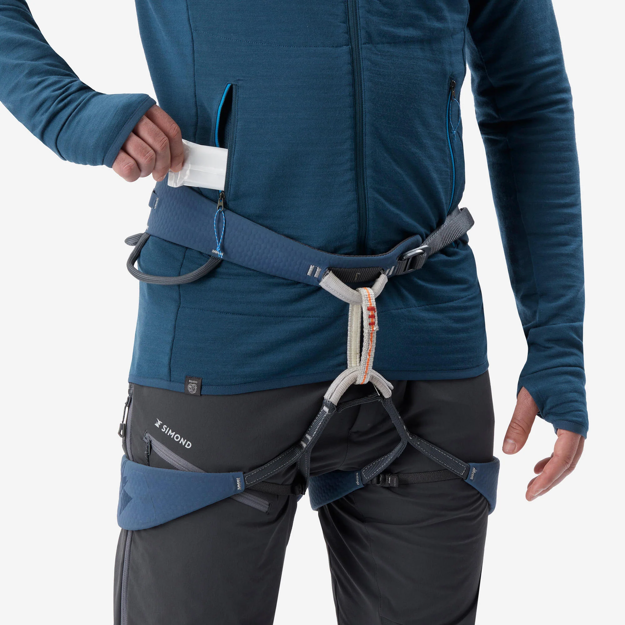 Simond Men's Hooded Merino Wool Pullover - Image 6