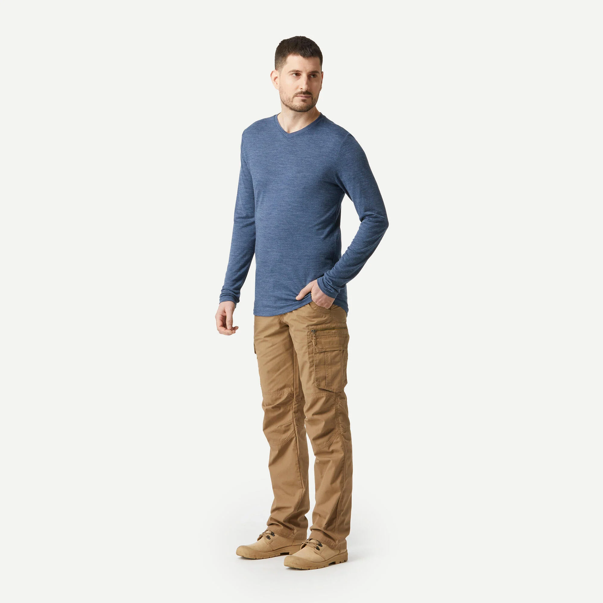 Simond Men's Travel 500 Merino Wool Long-sleeve Shirt - Image 7