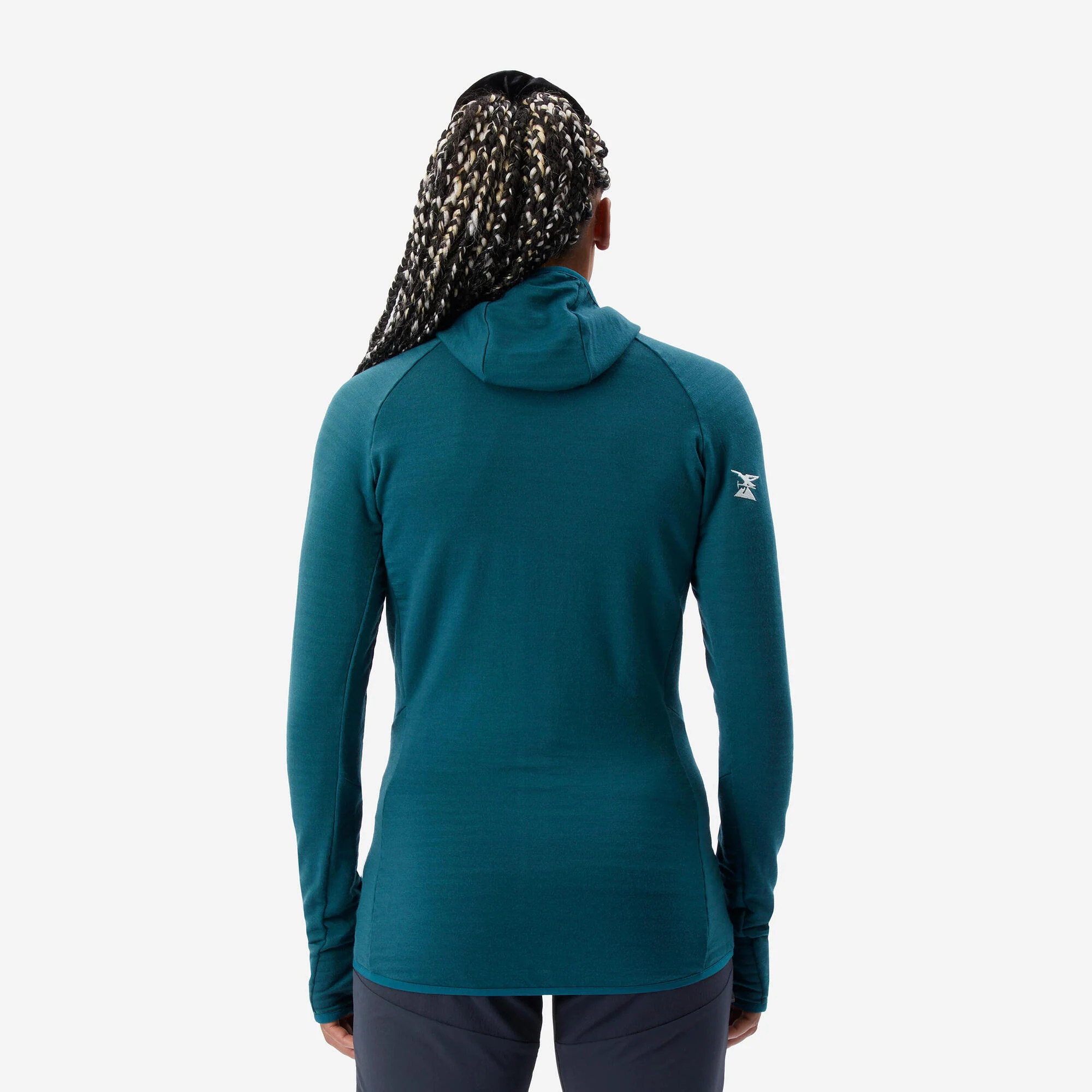 Simond Women's Merino Wool Mountaineering Stretch Hoodie - Image 4