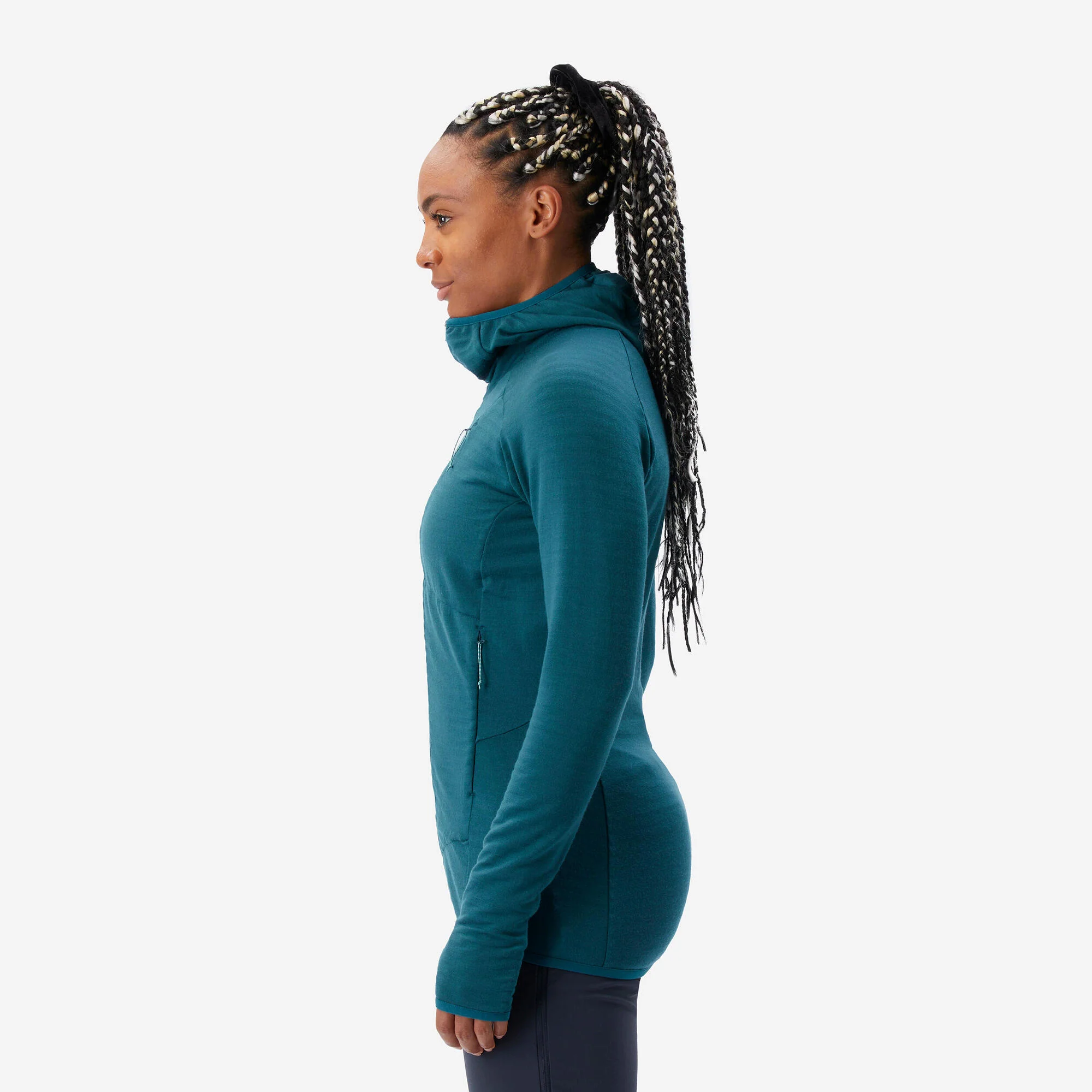 Simond Women's Merino Wool Mountaineering Stretch Hoodie - Image 6