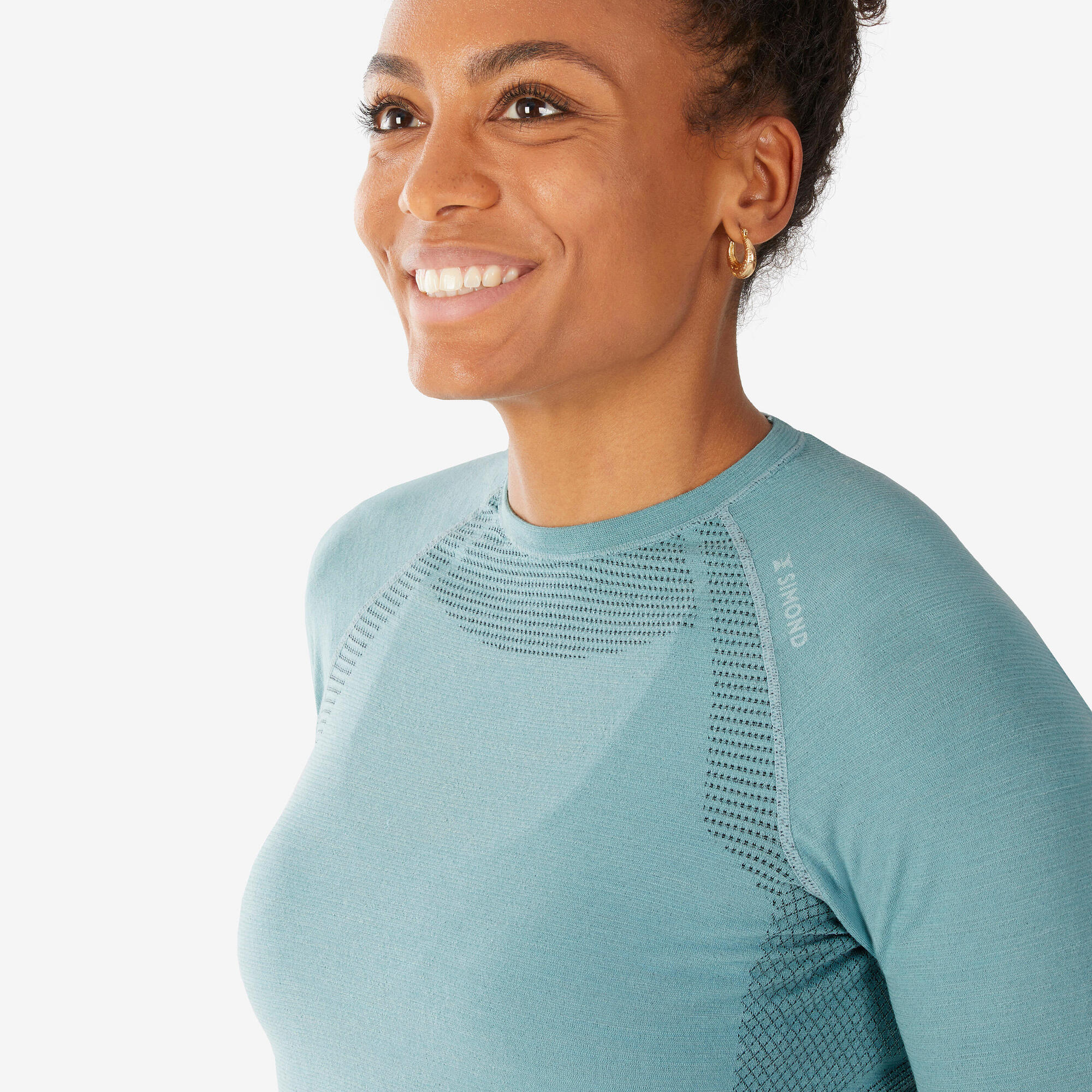 Simond Women's Alpinism Seamless Wool Long-Sleeve Shirt - Image 3