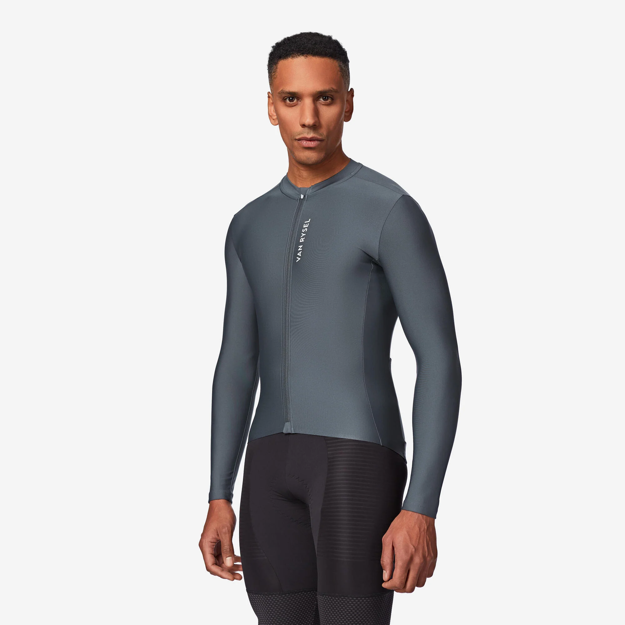 Van Rysel Unisex RCR 2 Long-Sleeved Fleece-Lined Cycling Jersey - Image 6