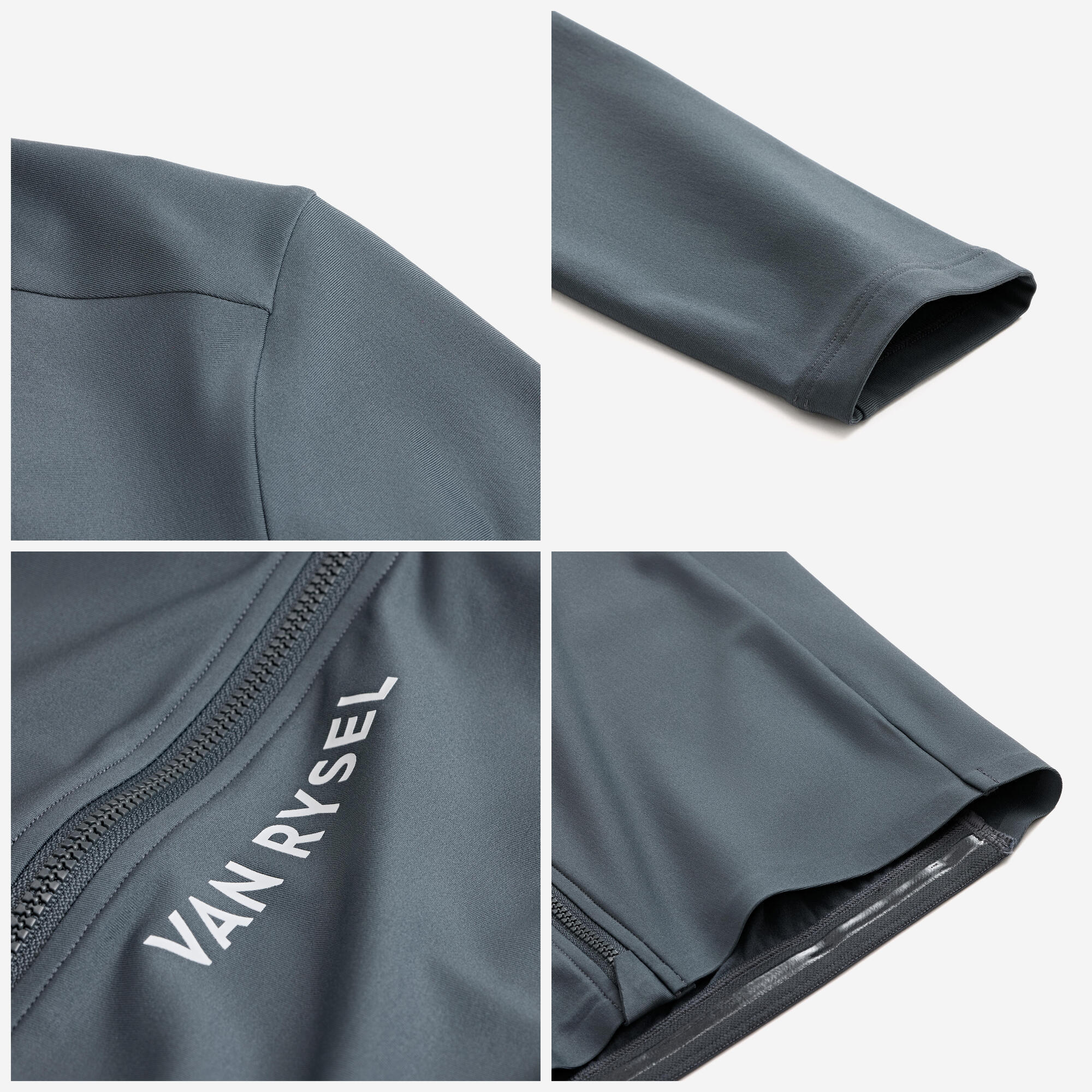Van Rysel Unisex RCR 2 Long-Sleeved Fleece-Lined Cycling Jersey - Image 7