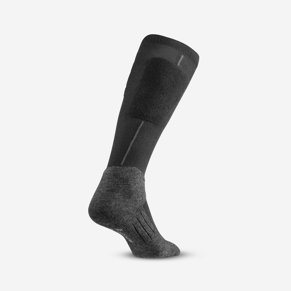 Wedze Adult 500 Warm Wool Ski Socks - Image 3