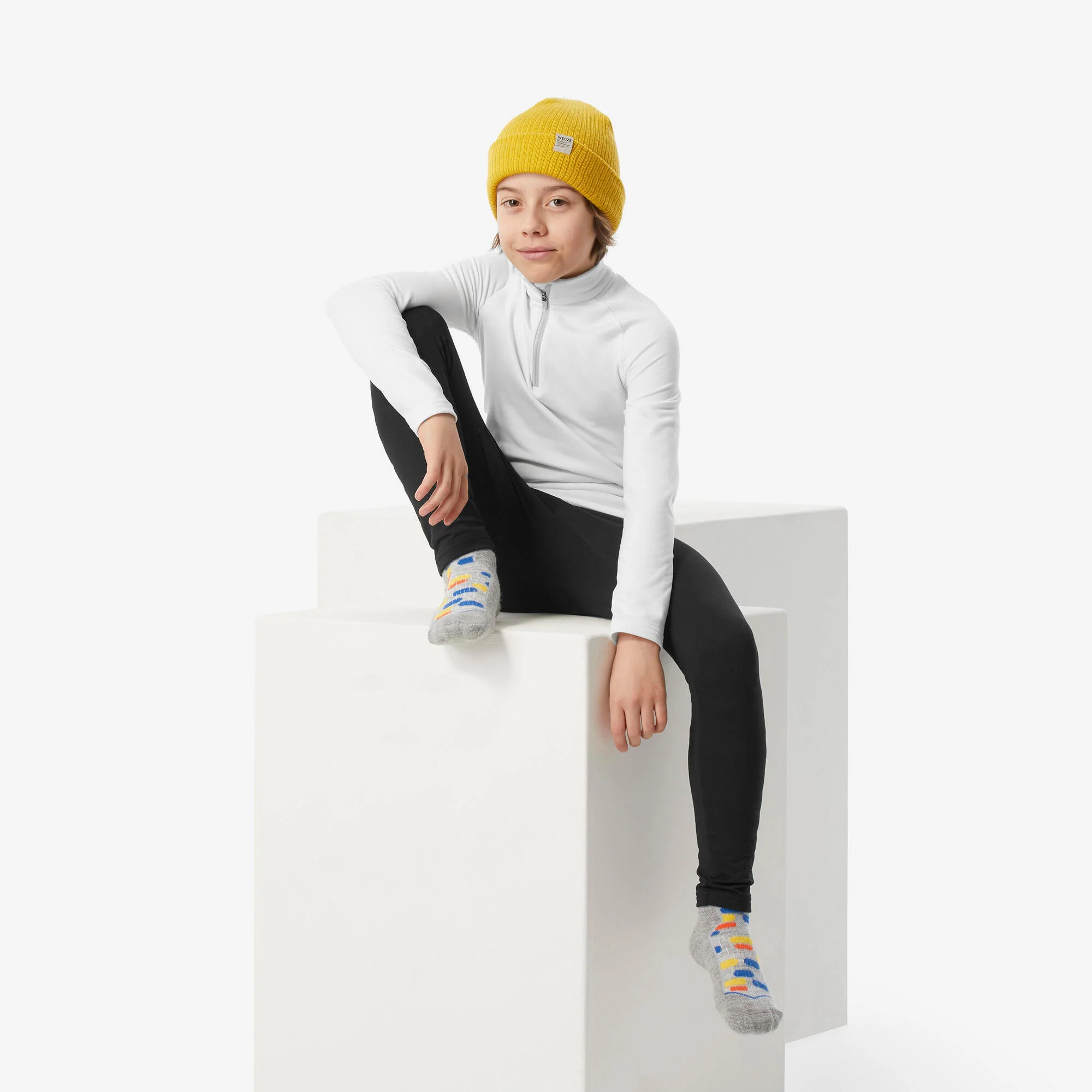 Wedze Kids' BL500 Thermal Ski Base Layer Bottom - Image 6