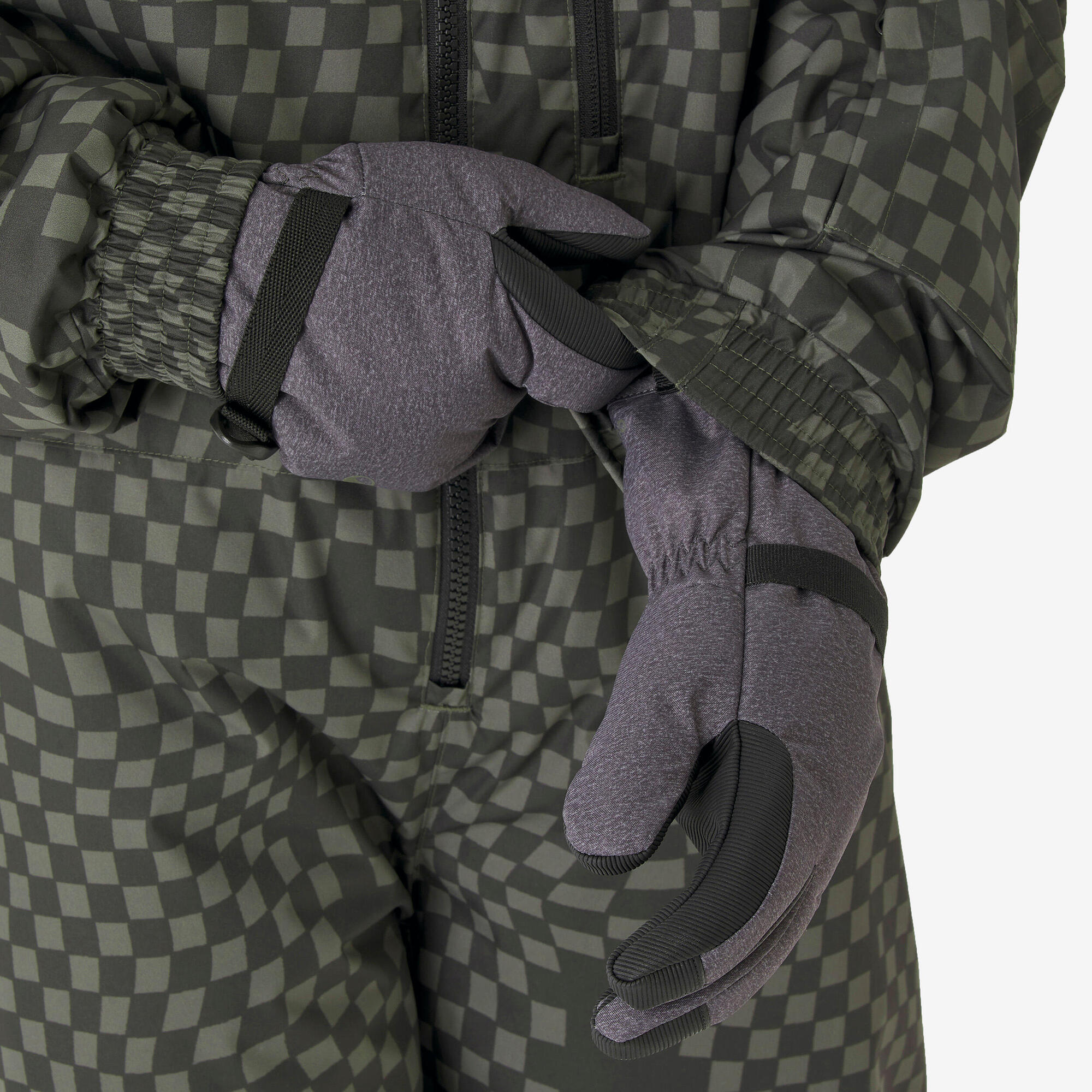 Wedze Kids' 100 Warm Waterproof Snowsuit - Image 6