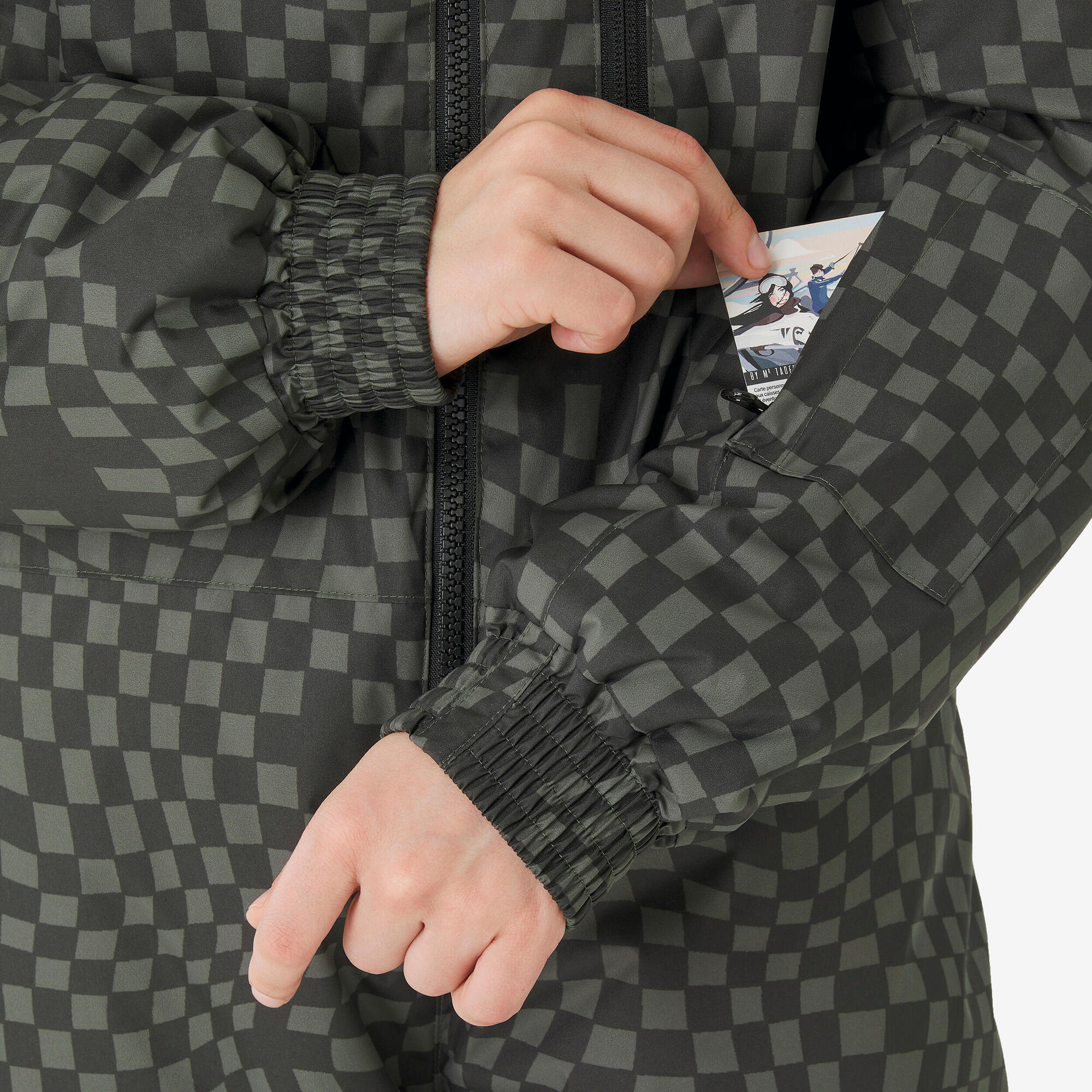 Wedze Kids' 100 Warm Waterproof Snowsuit - Image 8