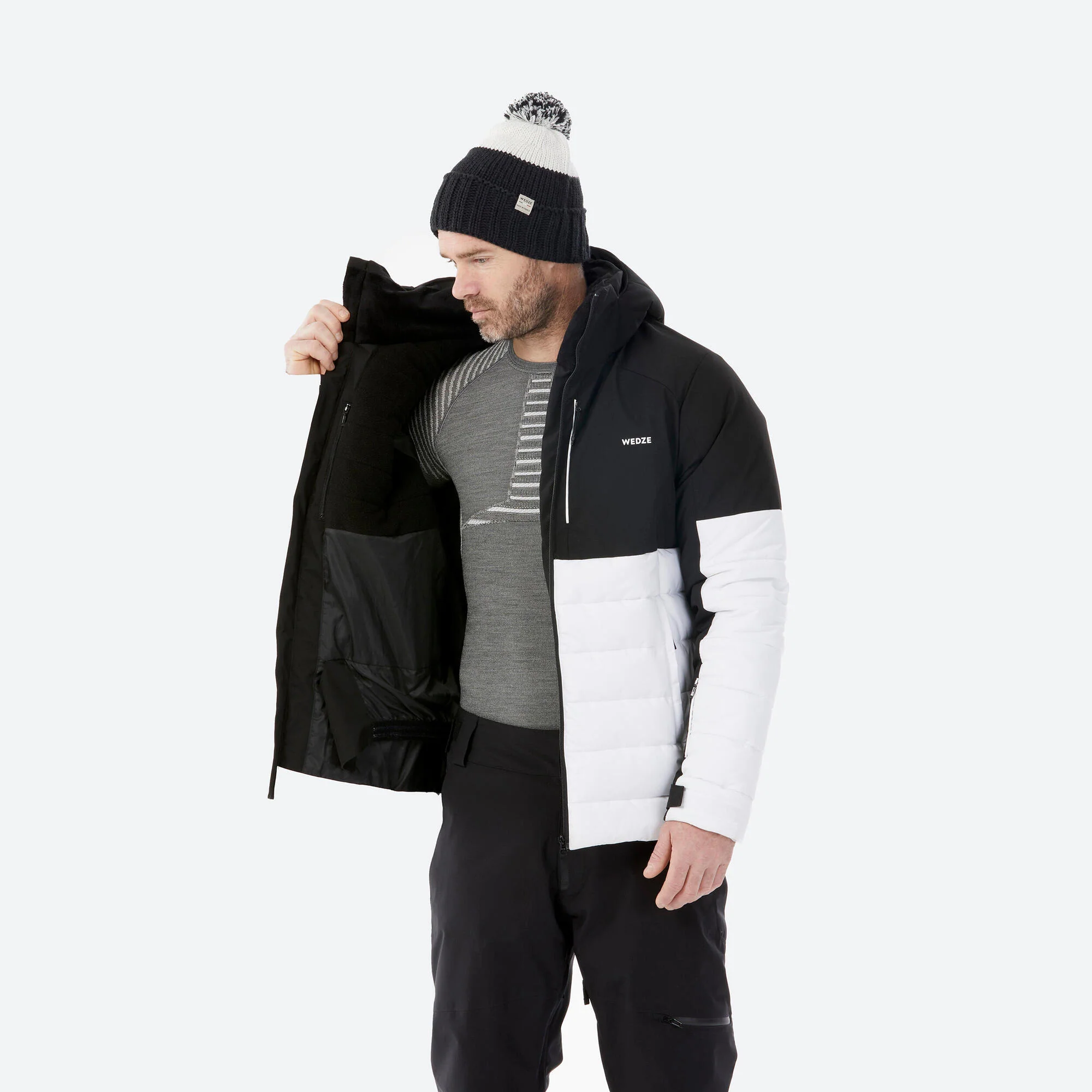 Wedze Men's 100 Mid-Length Warm Ski Jacket - Image 14