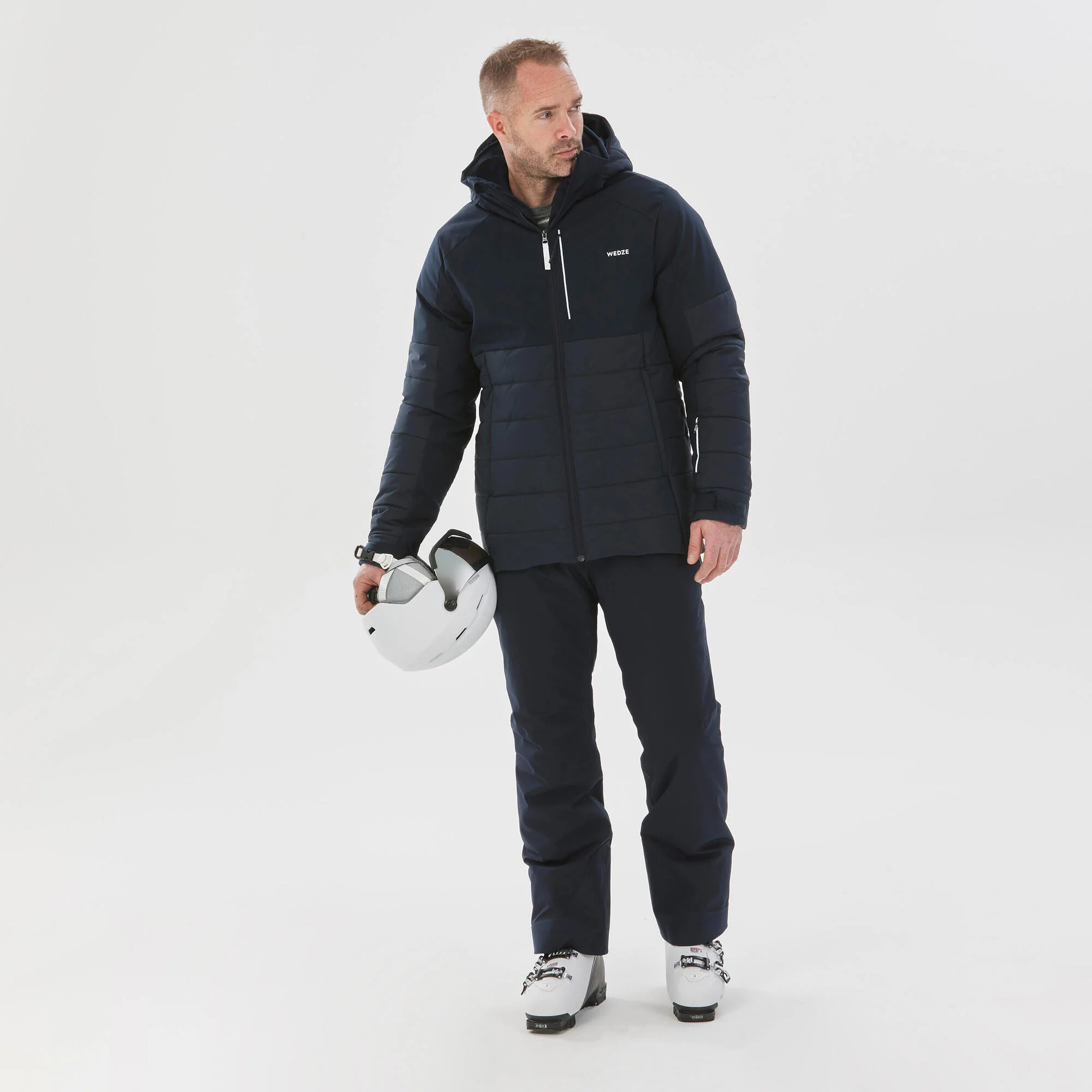 Wedze Men's 100 Mid-Length Warm Ski Jacket - Image 4