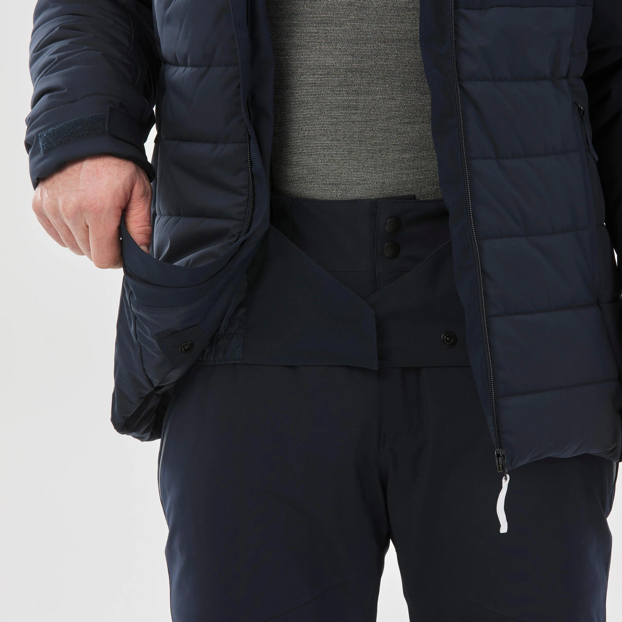 Wedze Men's 100 Mid-Length Warm Ski Jacket - Image 9