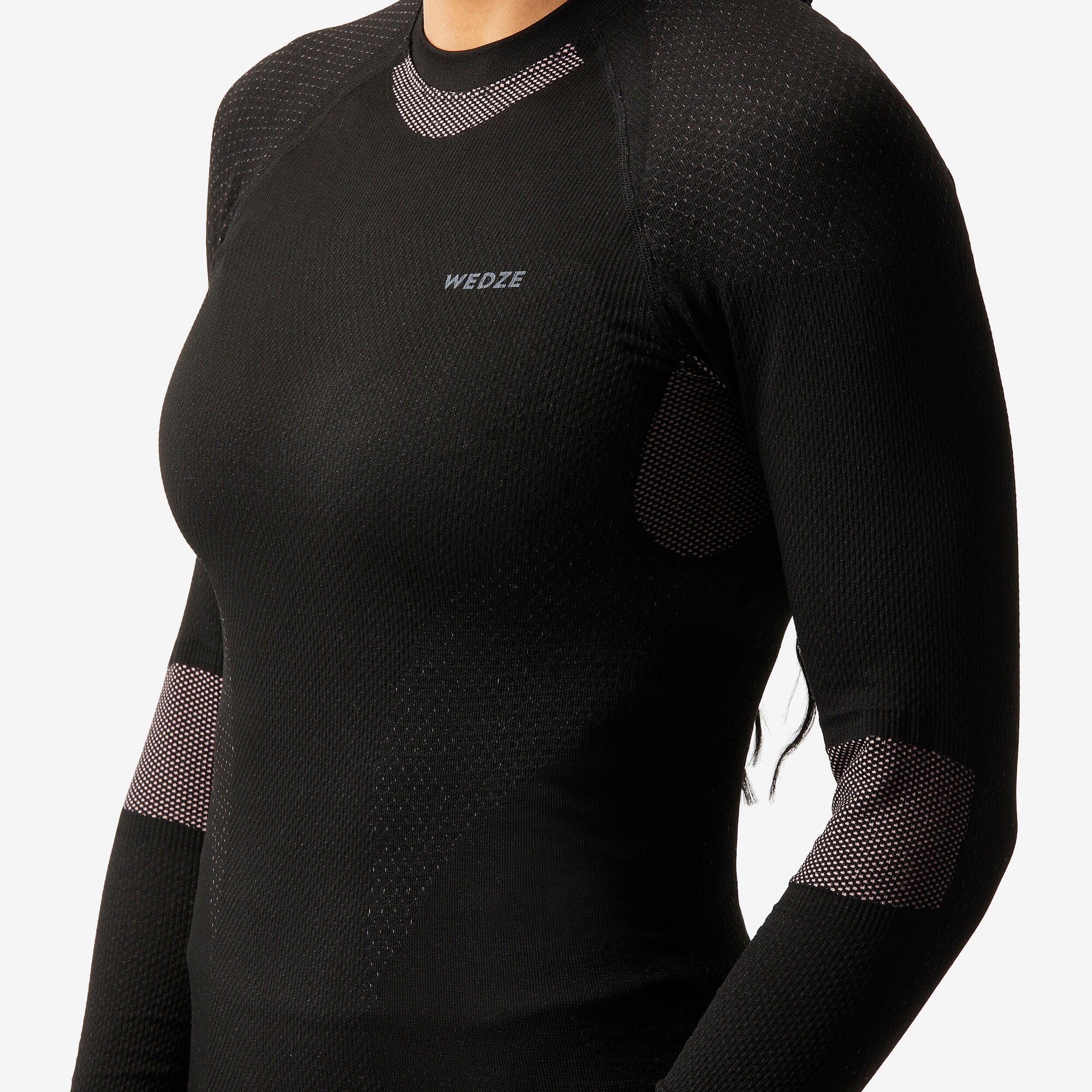 Wedze Women’s BL500 Seamless Ski Base Layer Top - Image 5