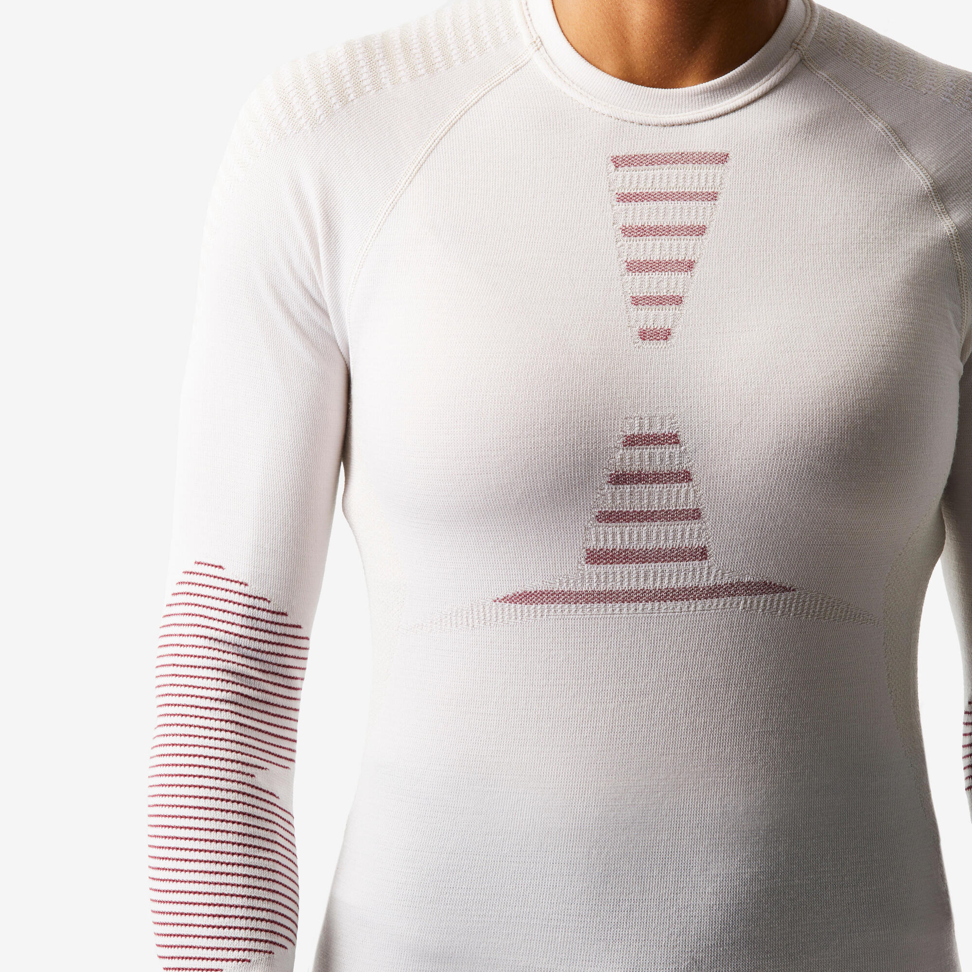 Wedze Women’s BL900 Merino Wool Ski Base Layer Top - Image 6