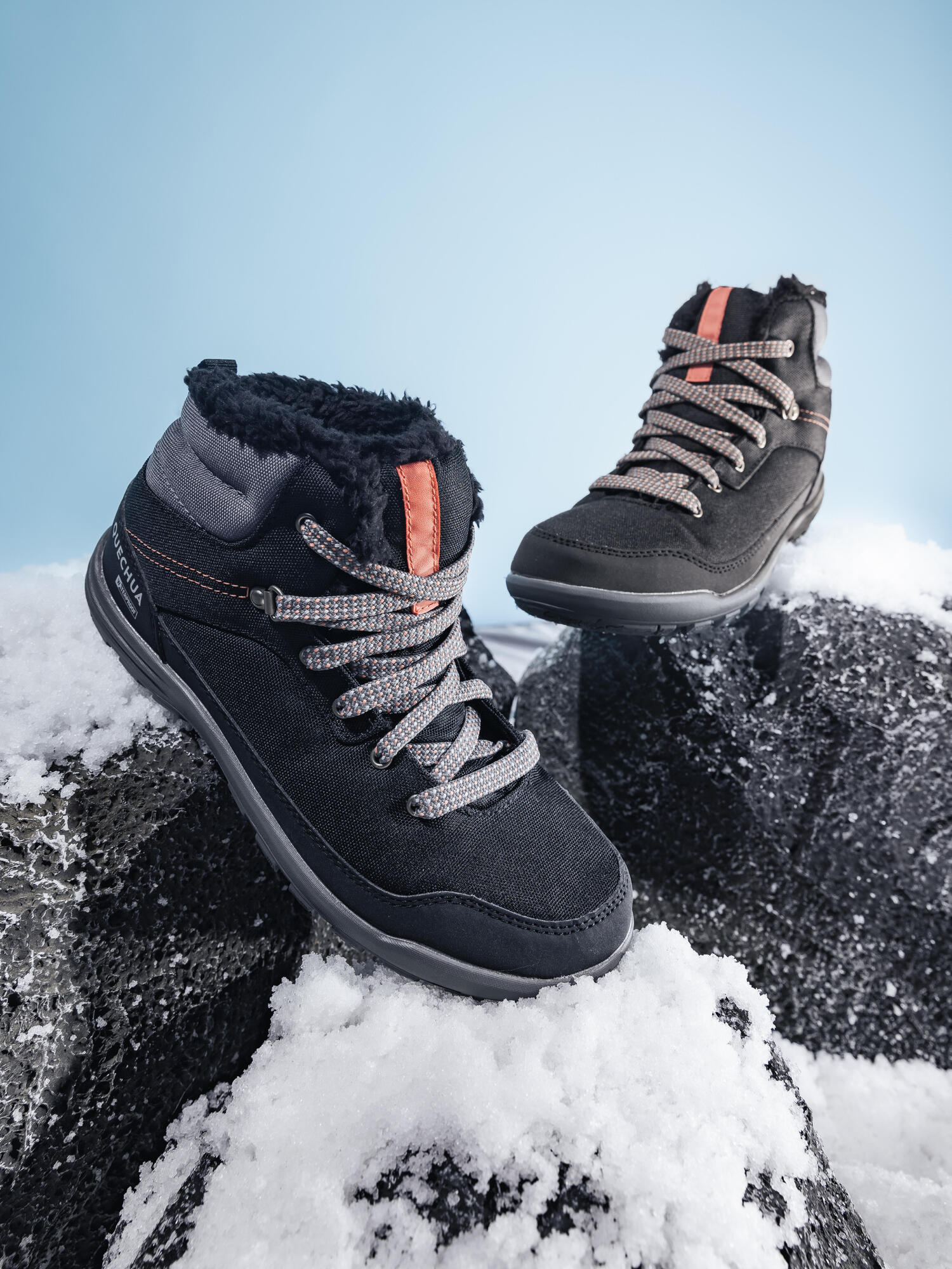 Quechua Women's SH100 MID Warm and Waterproof Hiking Boots - Image 10